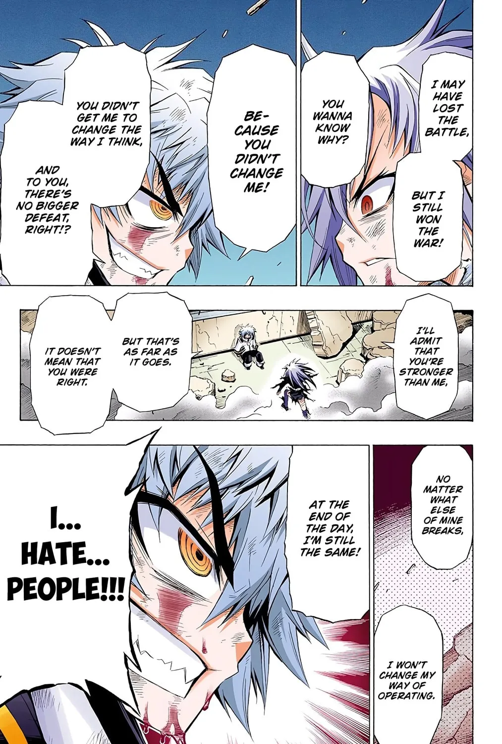 Read Medaka Box (Colored) chapter 21 image 8 on Lezhin