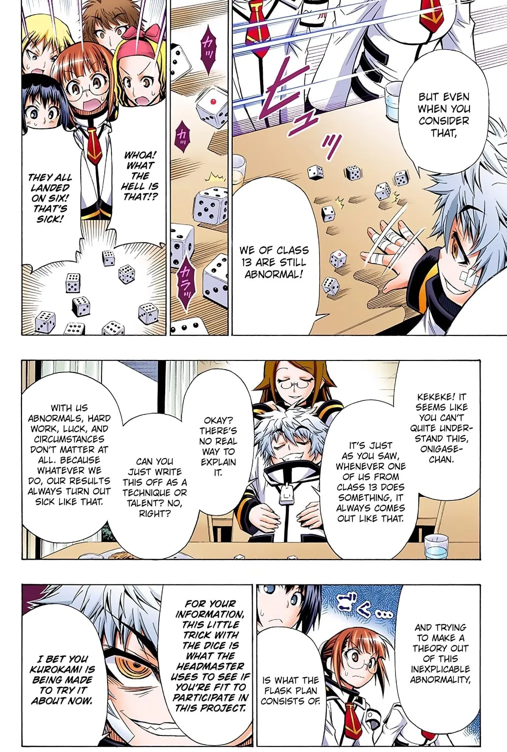Read Medaka Box (Colored) chapter 22 image 18 on Lezhin