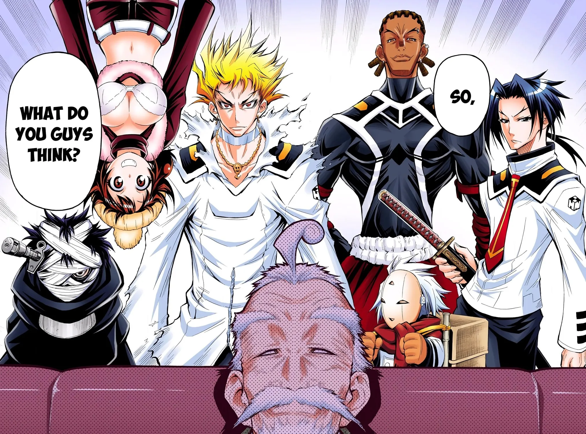 Read Medaka Box (Colored) chapter 22 image 26 on Lezhin