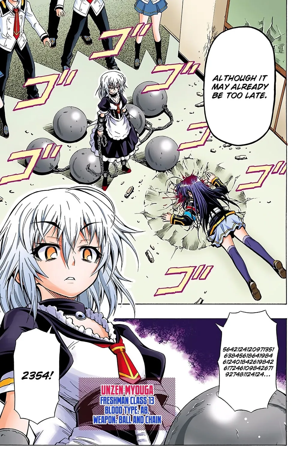 Read Medaka Box (Colored) chapter 22 image 38 on Lezhin