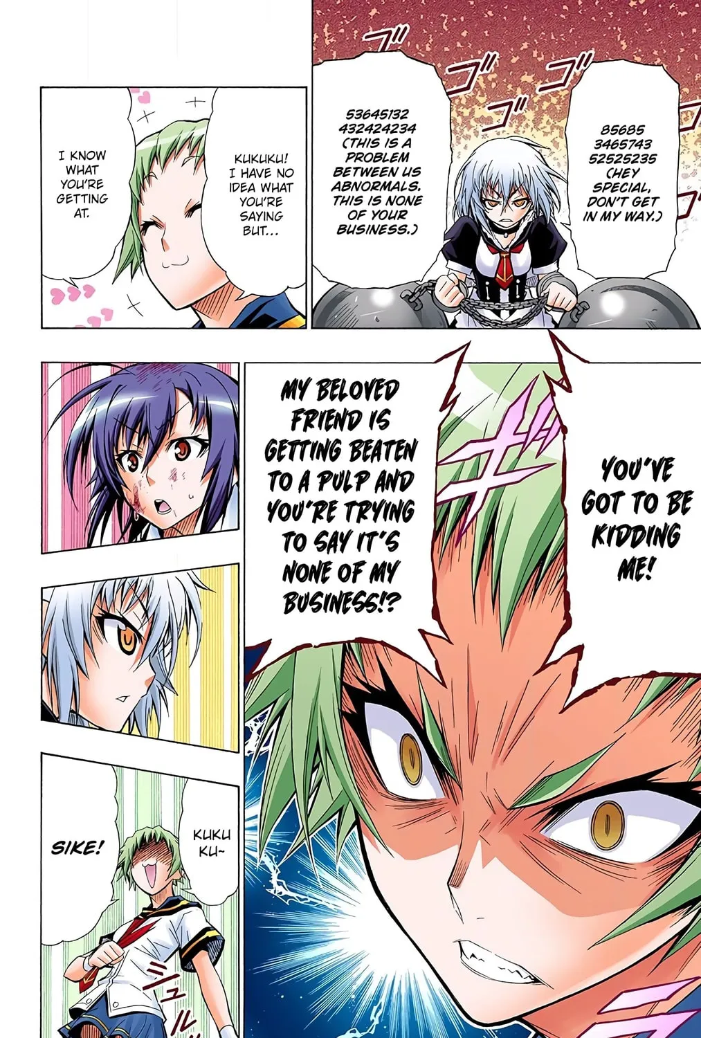 Read Medaka Box (Colored) chapter 23 image 24 on Lezhin