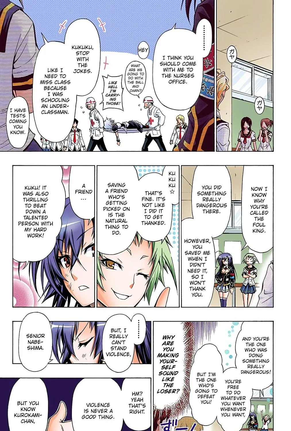 Read Medaka Box (Colored) chapter 24 image 16 on Lezhin