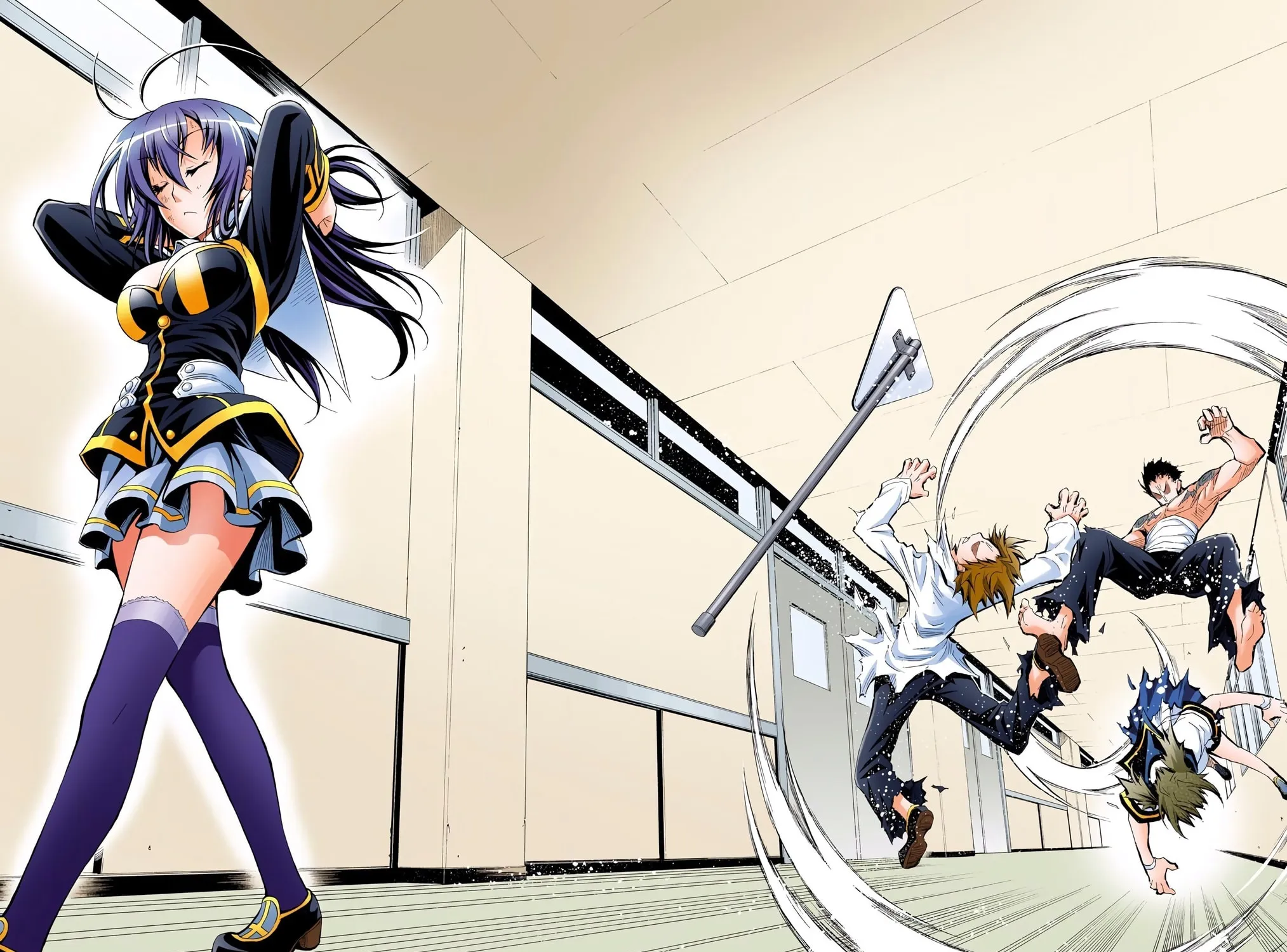 Read Medaka Box (Colored) chapter 24 image 26 on Lezhin