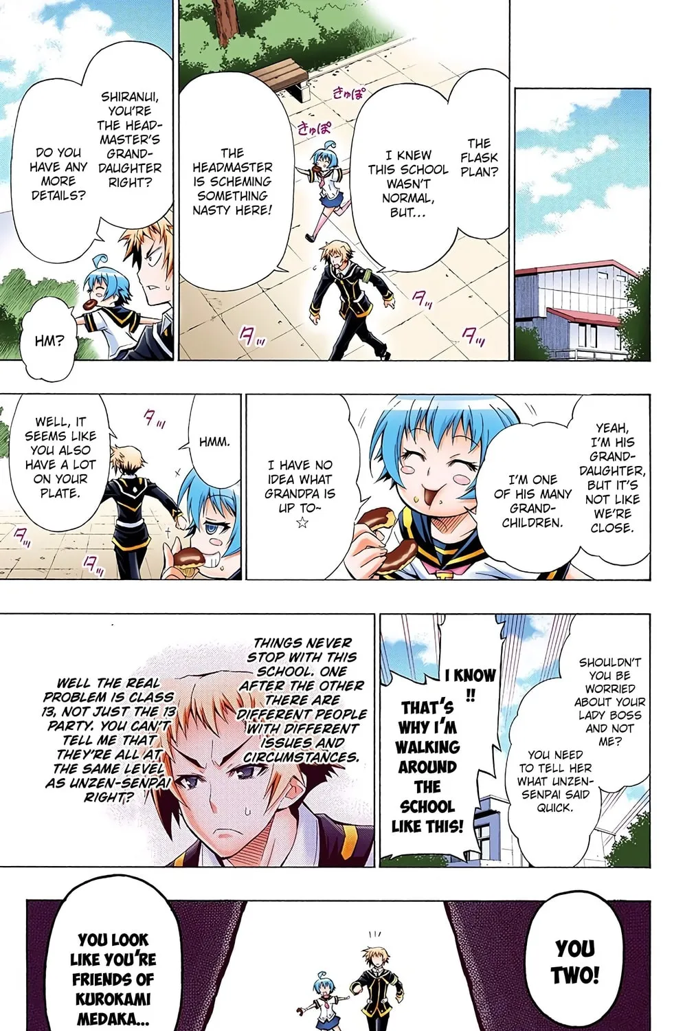 Read Medaka Box (Colored) chapter 24 image 30 on Lezhin