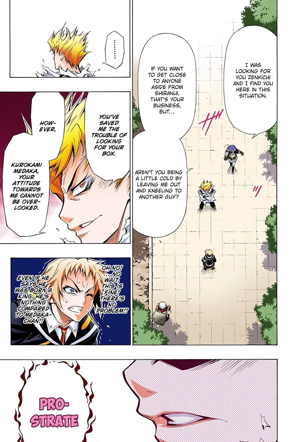 Read Medaka Box (Colored) chapter 25 image 12 on Lezhin