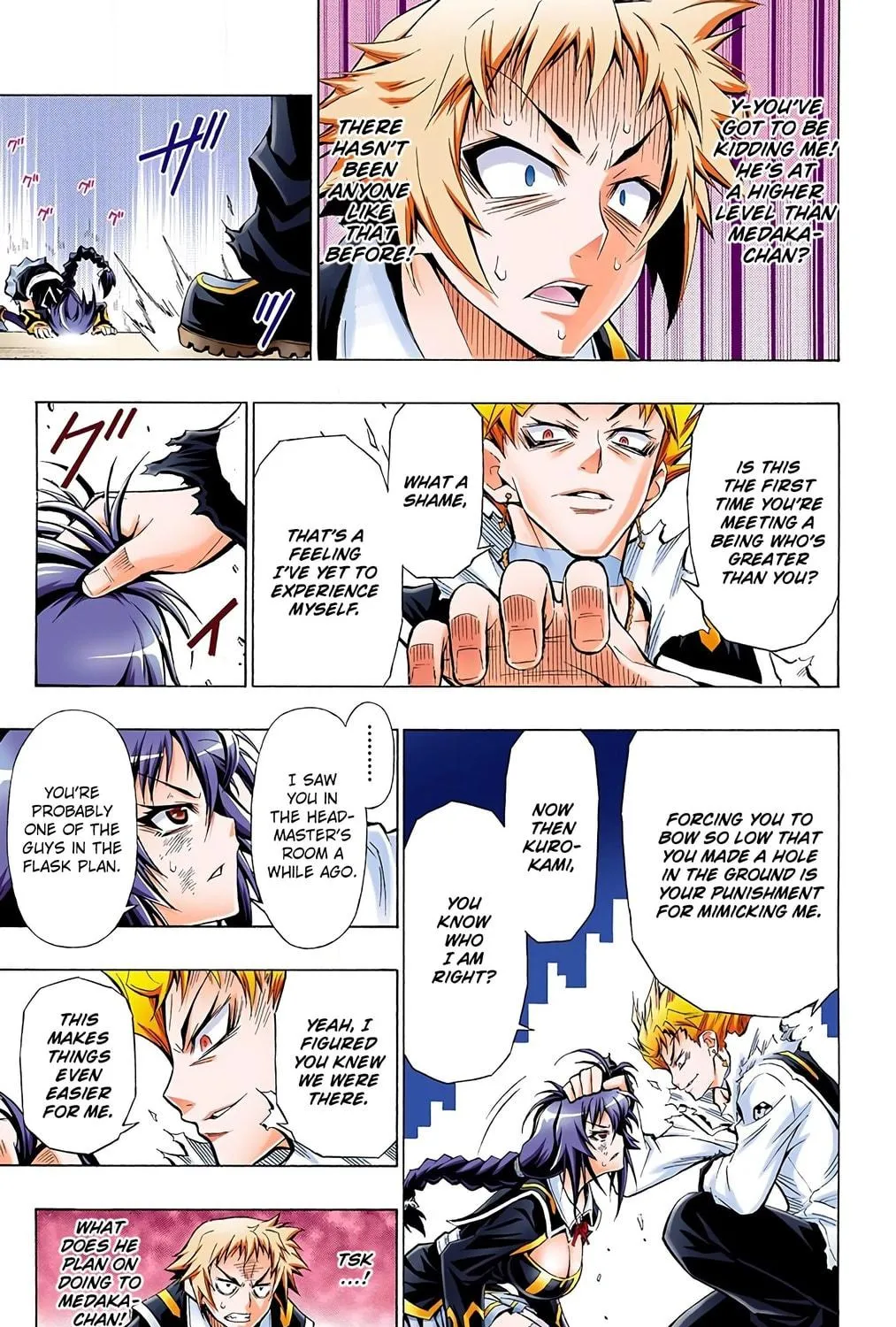Read Medaka Box (Colored) chapter 25 image 16 on Lezhin