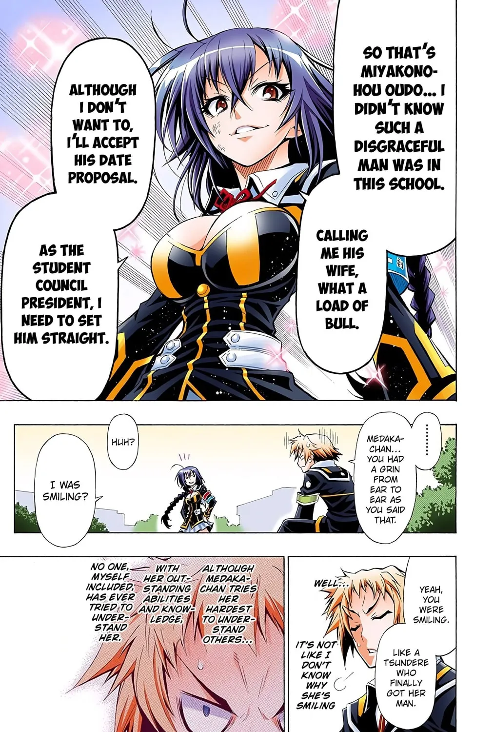 Read Medaka Box (Colored) chapter 25 image 32 on Lezhin