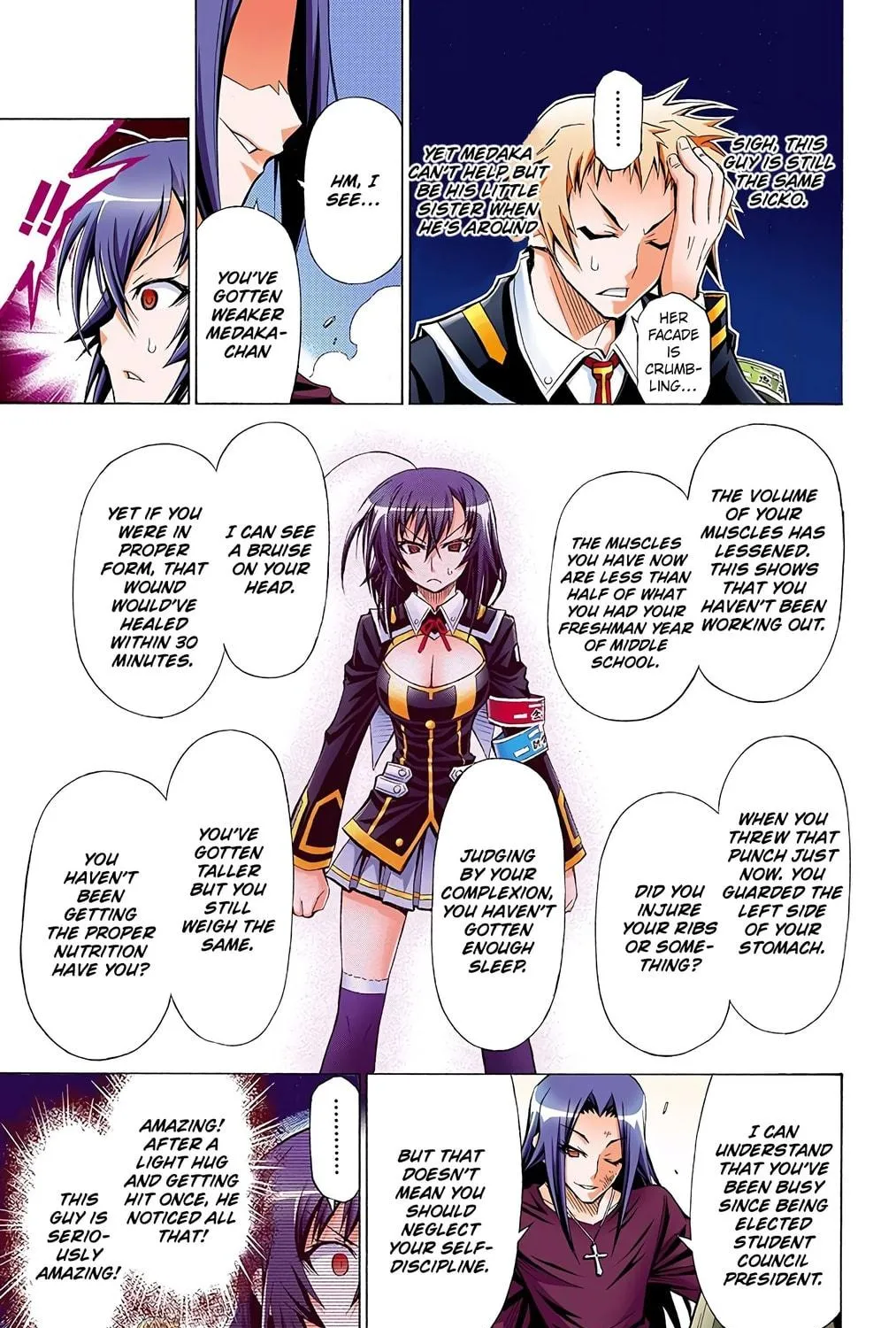 Read Medaka Box (Colored) chapter 26 image 10 on Lezhin