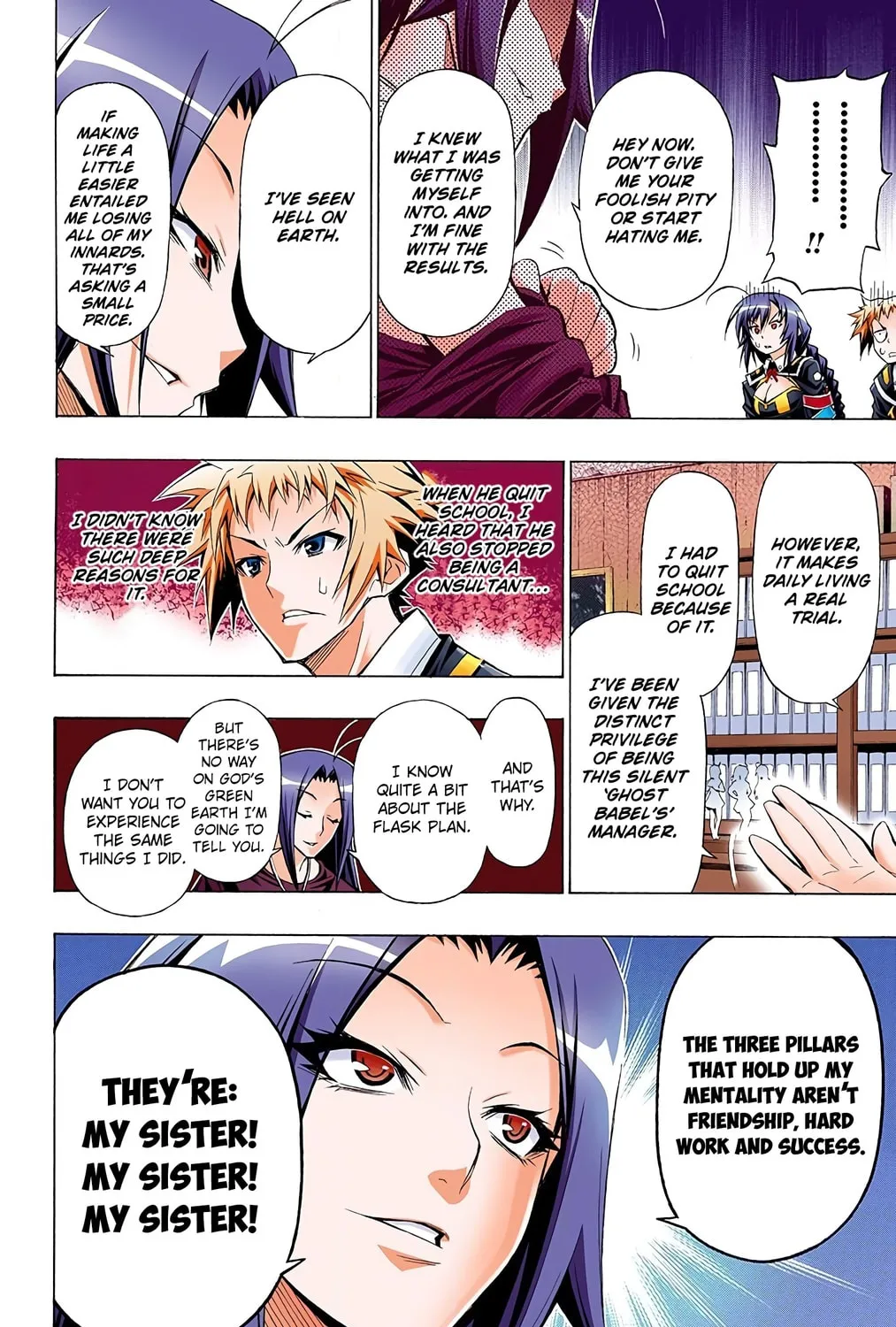 Read Medaka Box (Colored) chapter 26 image 24 on Lezhin