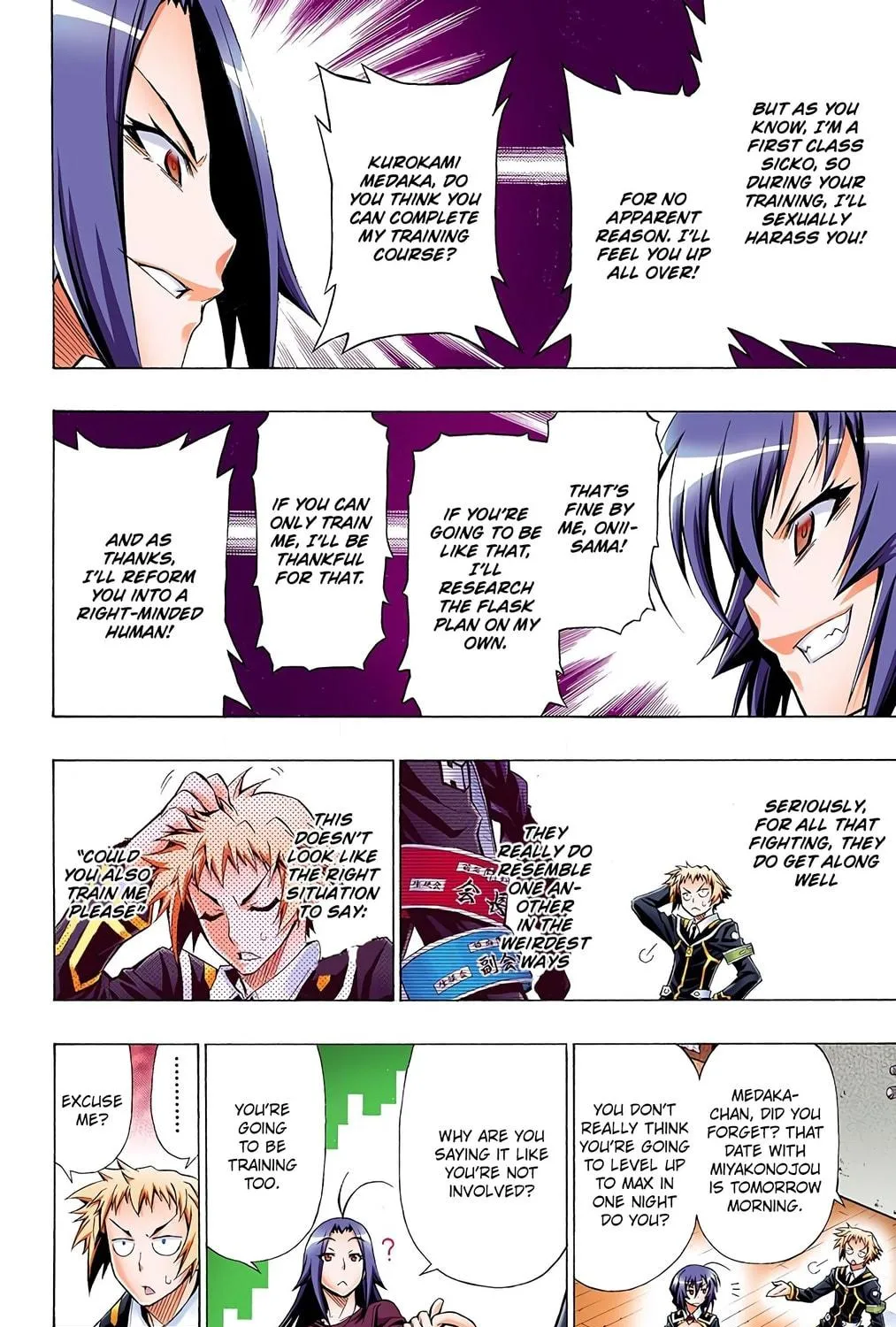 Read Medaka Box (Colored) chapter 26 image 28 on Lezhin