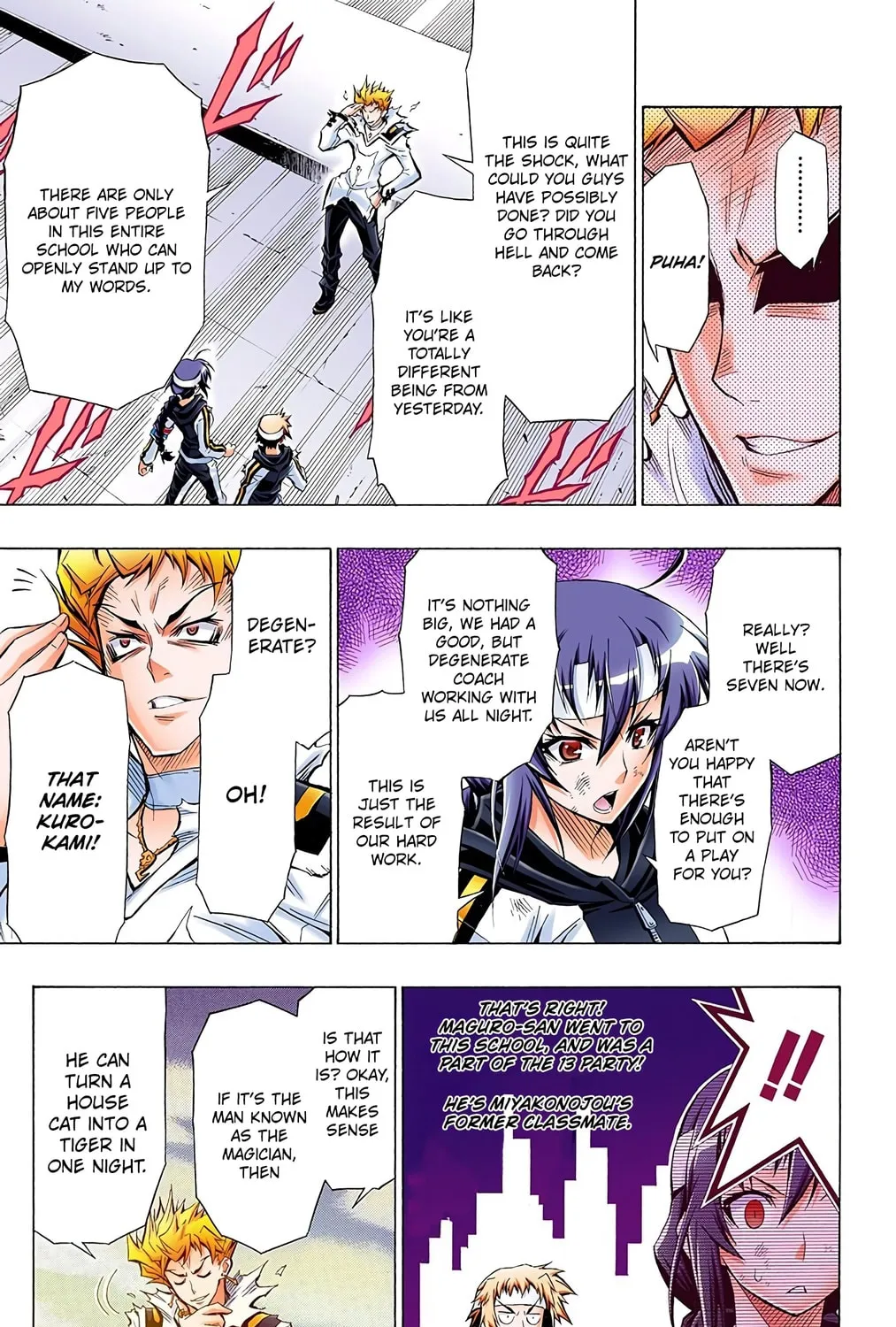 Read Medaka Box (Colored) chapter 27 image 12 on Lezhin