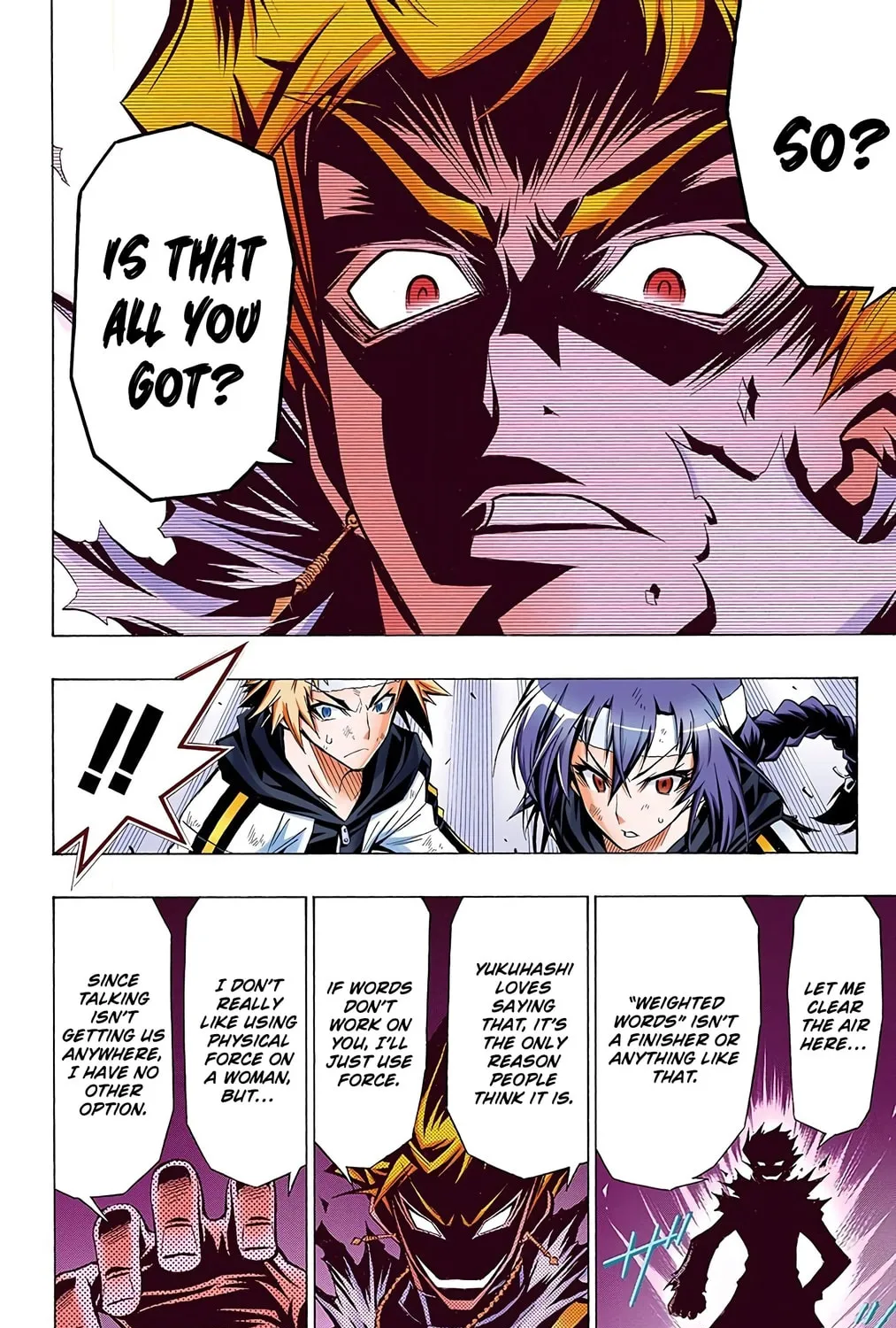 Read Medaka Box (Colored) chapter 27 image 14 on Lezhin