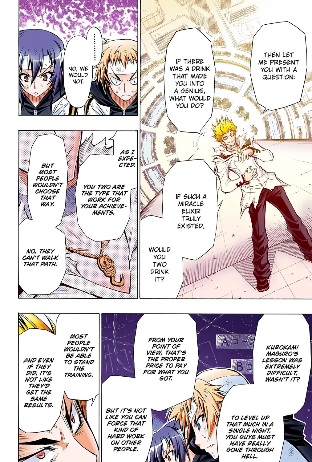 Read Medaka Box (Colored) chapter 27 image 26 on Lezhin
