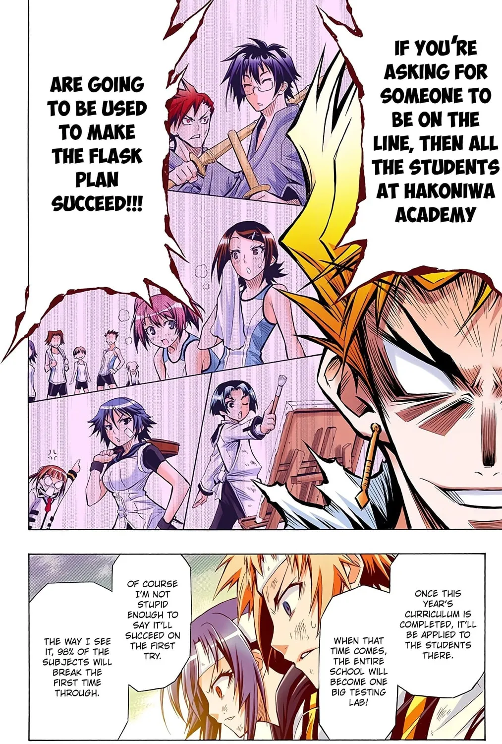 Read Medaka Box (Colored) chapter 27 image 30 on Lezhin