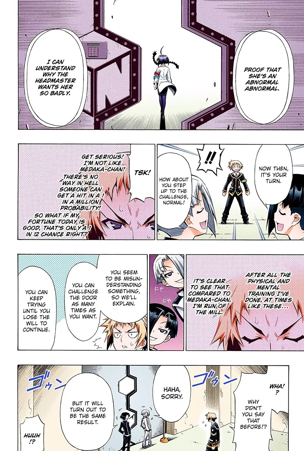 Read Medaka Box (Colored) chapter 28 image 18 on Lezhin