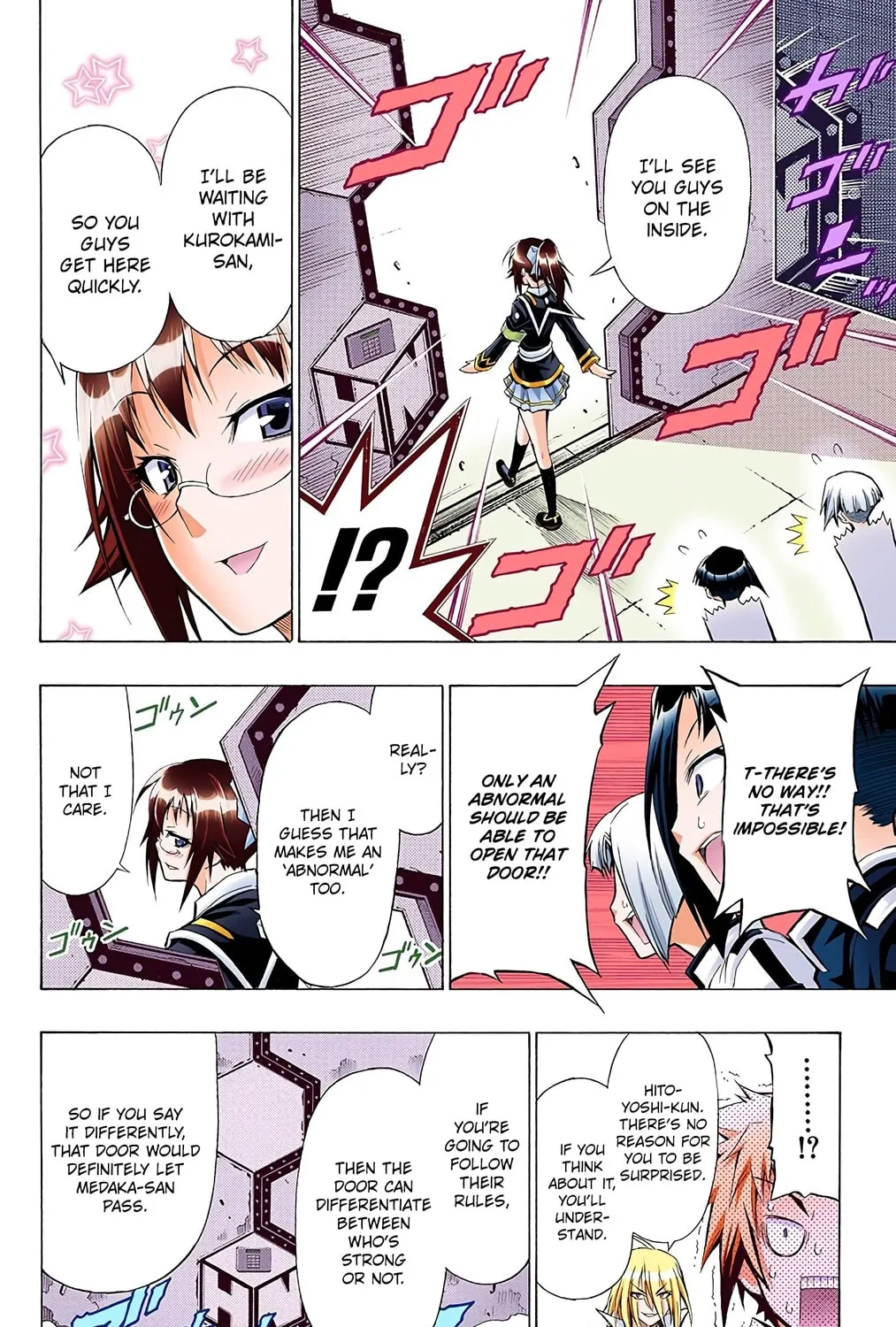 Read Medaka Box (Colored) chapter 28 image 26 on Lezhin