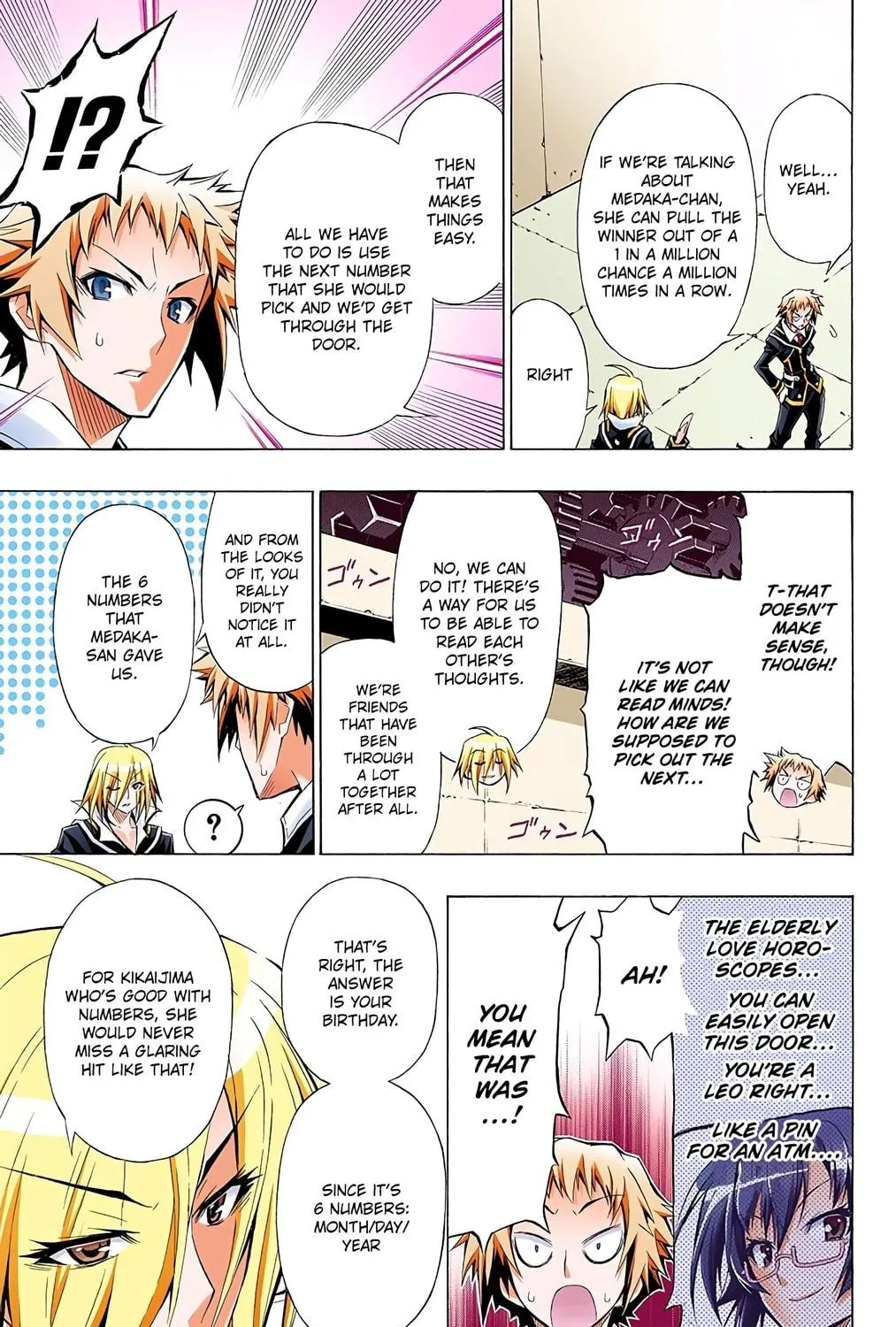 Read Medaka Box (Colored) chapter 28 image 28 on Lezhin