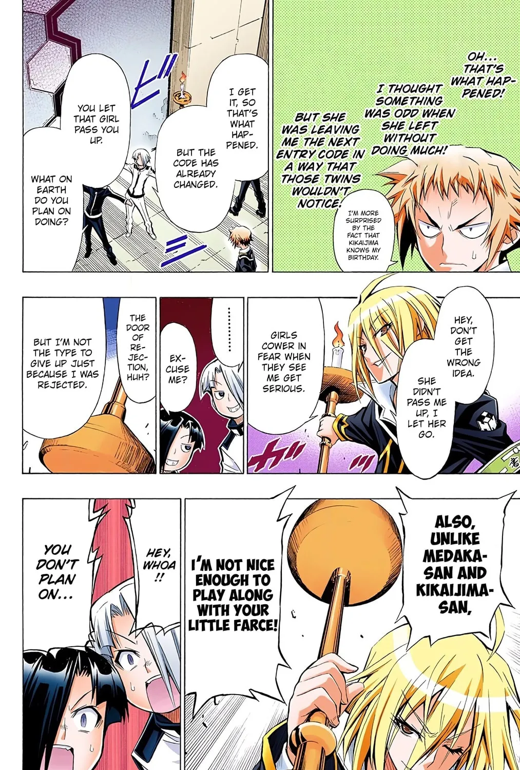 Read Medaka Box (Colored) chapter 28 image 30 on Lezhin