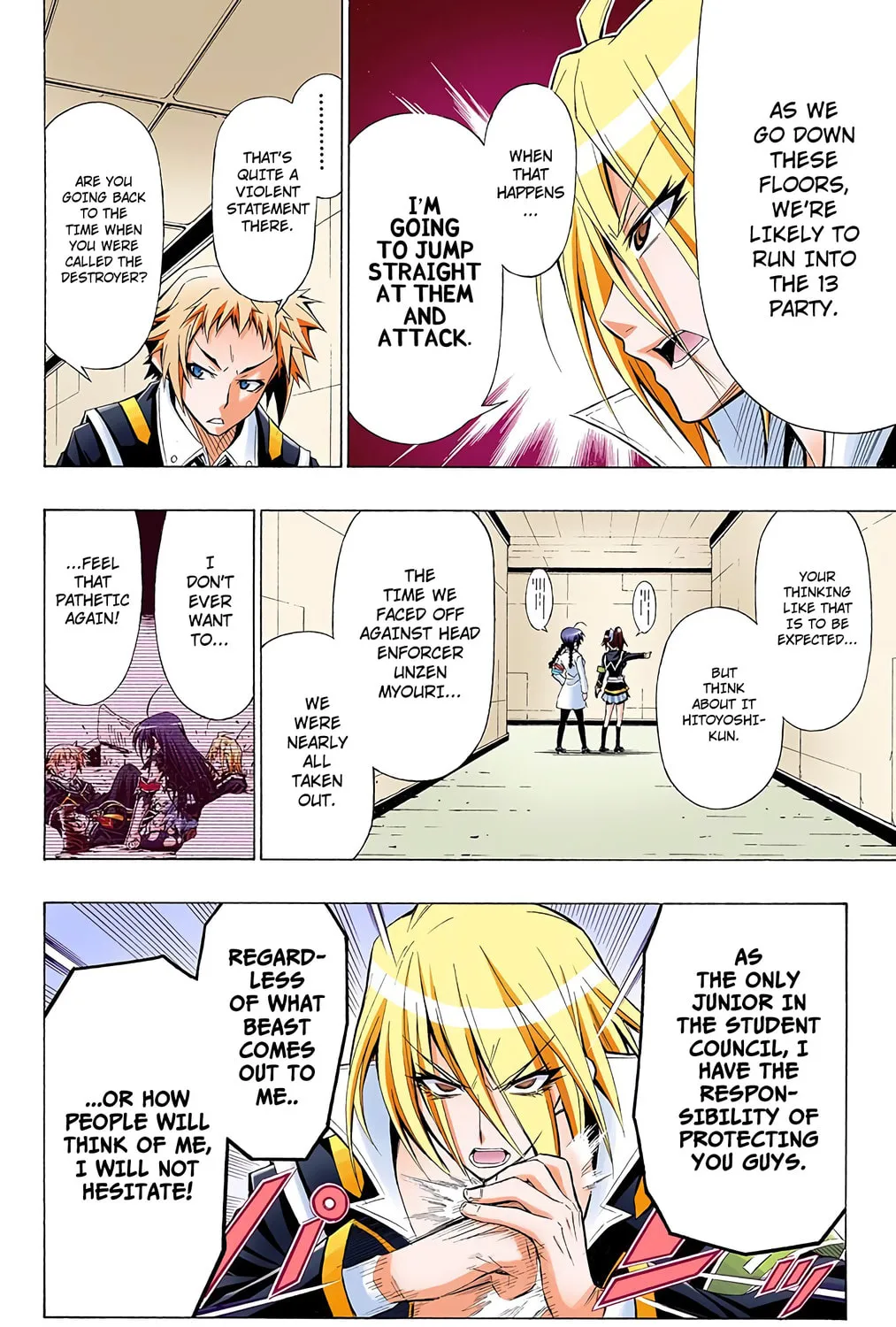 Read Medaka Box (Colored) chapter 29 image 14 on Lezhin