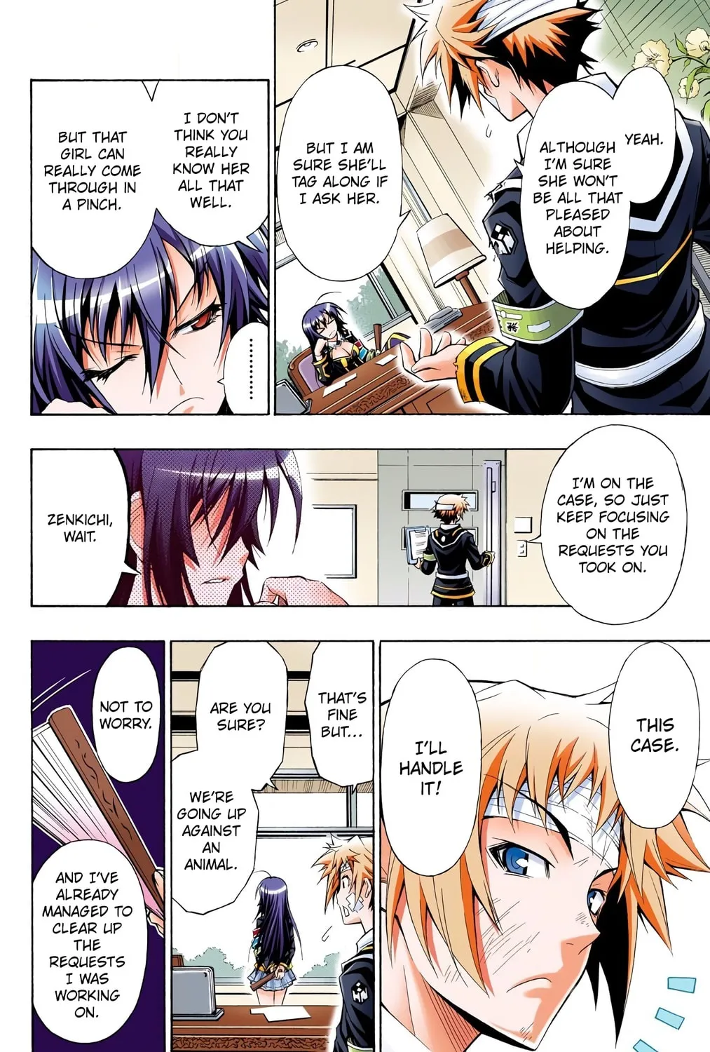 Read Medaka Box (Colored) chapter 3 image 26 on Lezhin