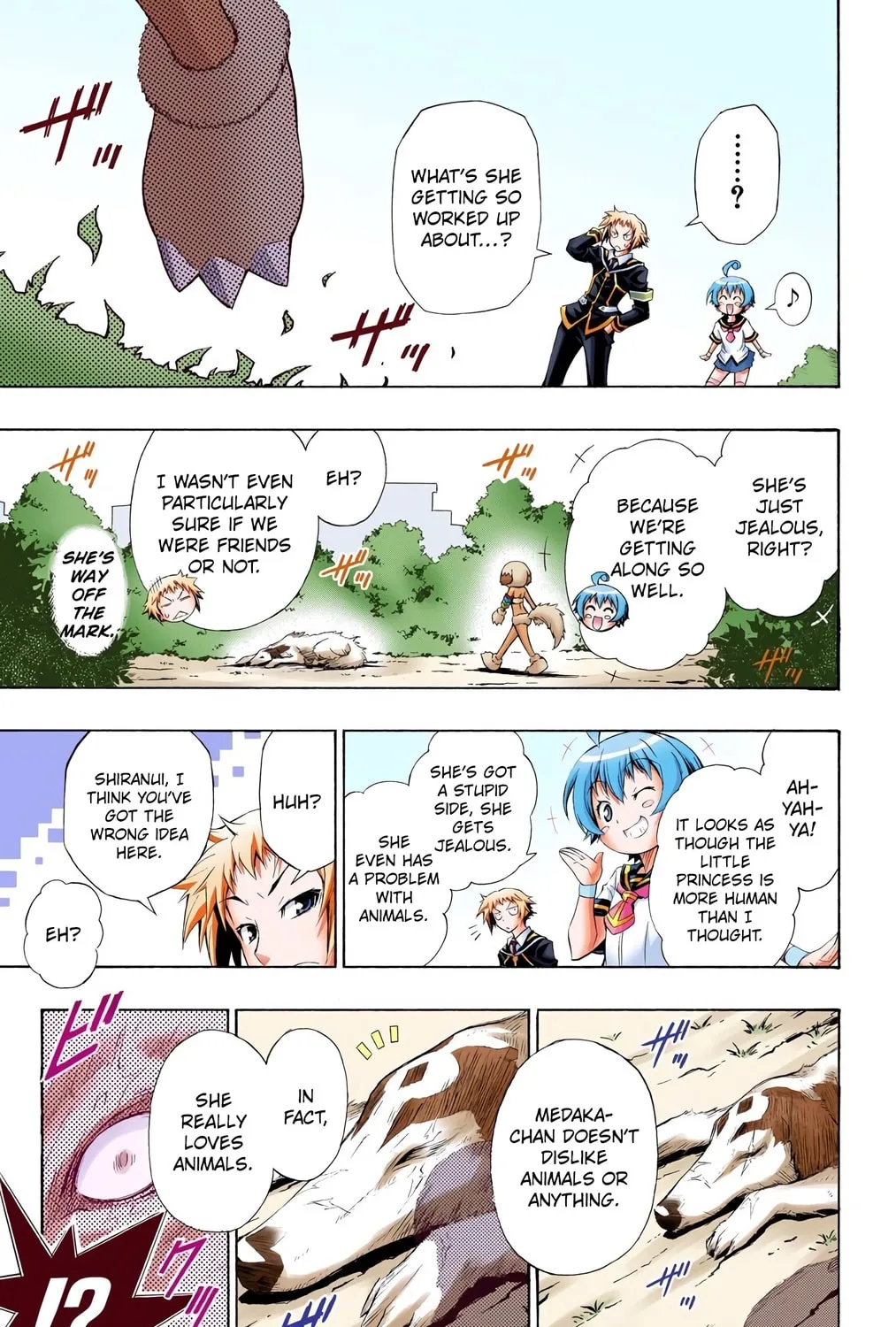 Read Medaka Box (Colored) chapter 3 image 36 on Lezhin