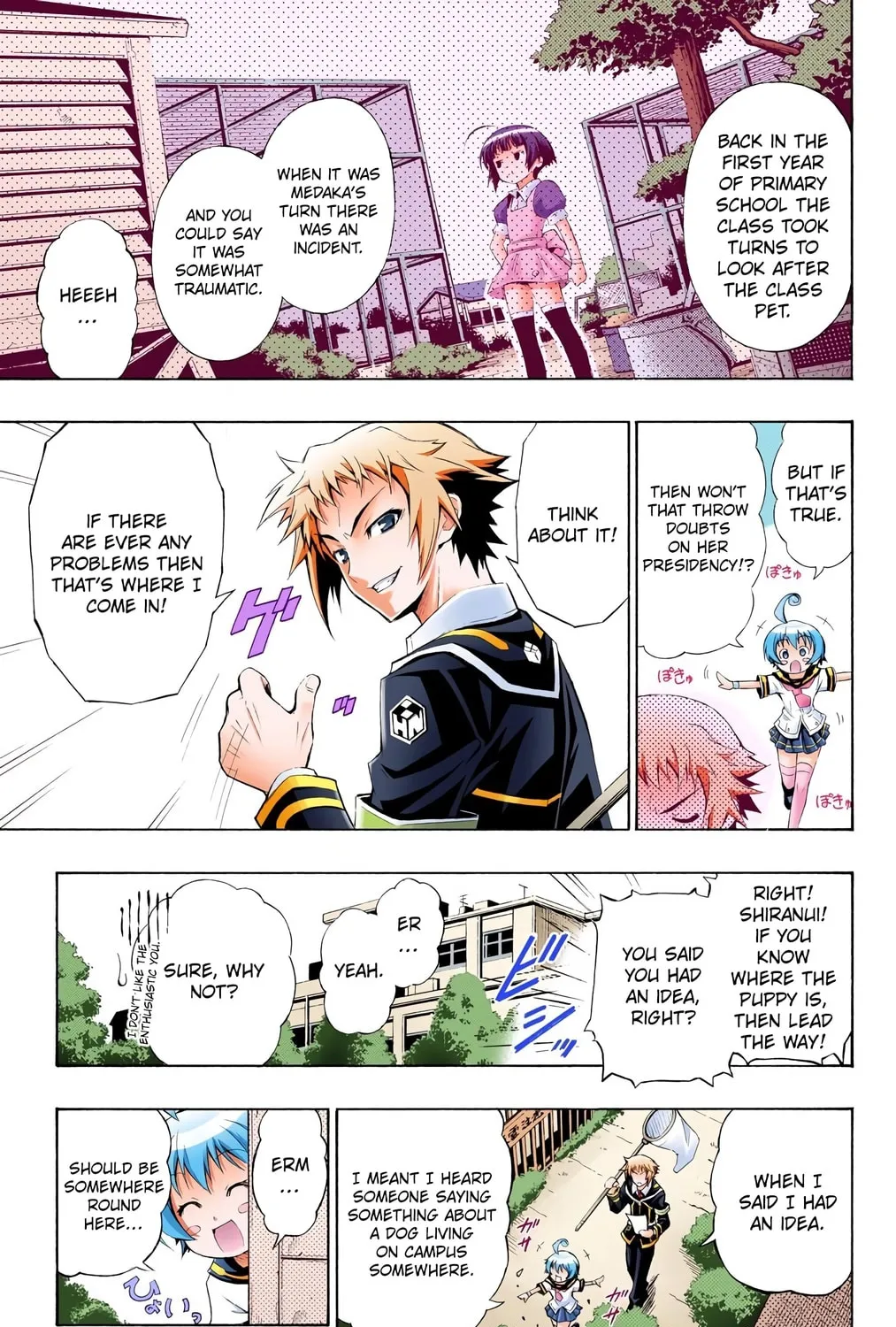 Read Medaka Box (Colored) chapter 3 image 8 on Lezhin