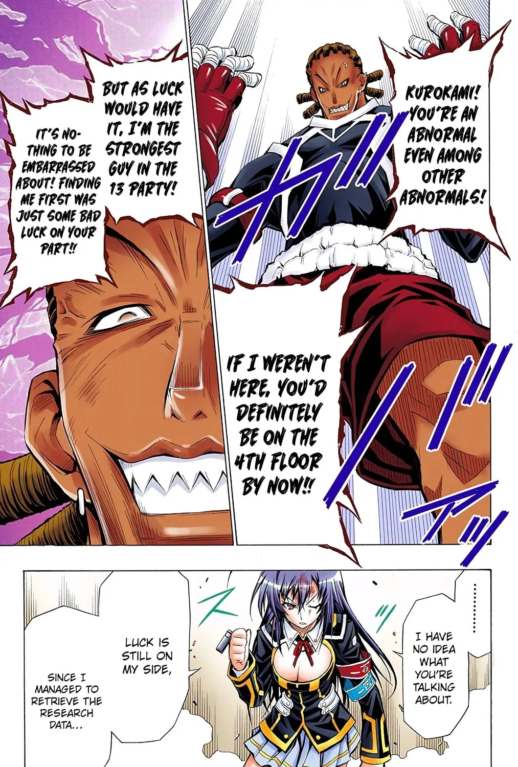 Read Medaka Box (Colored) chapter 30 image 24 on Lezhin