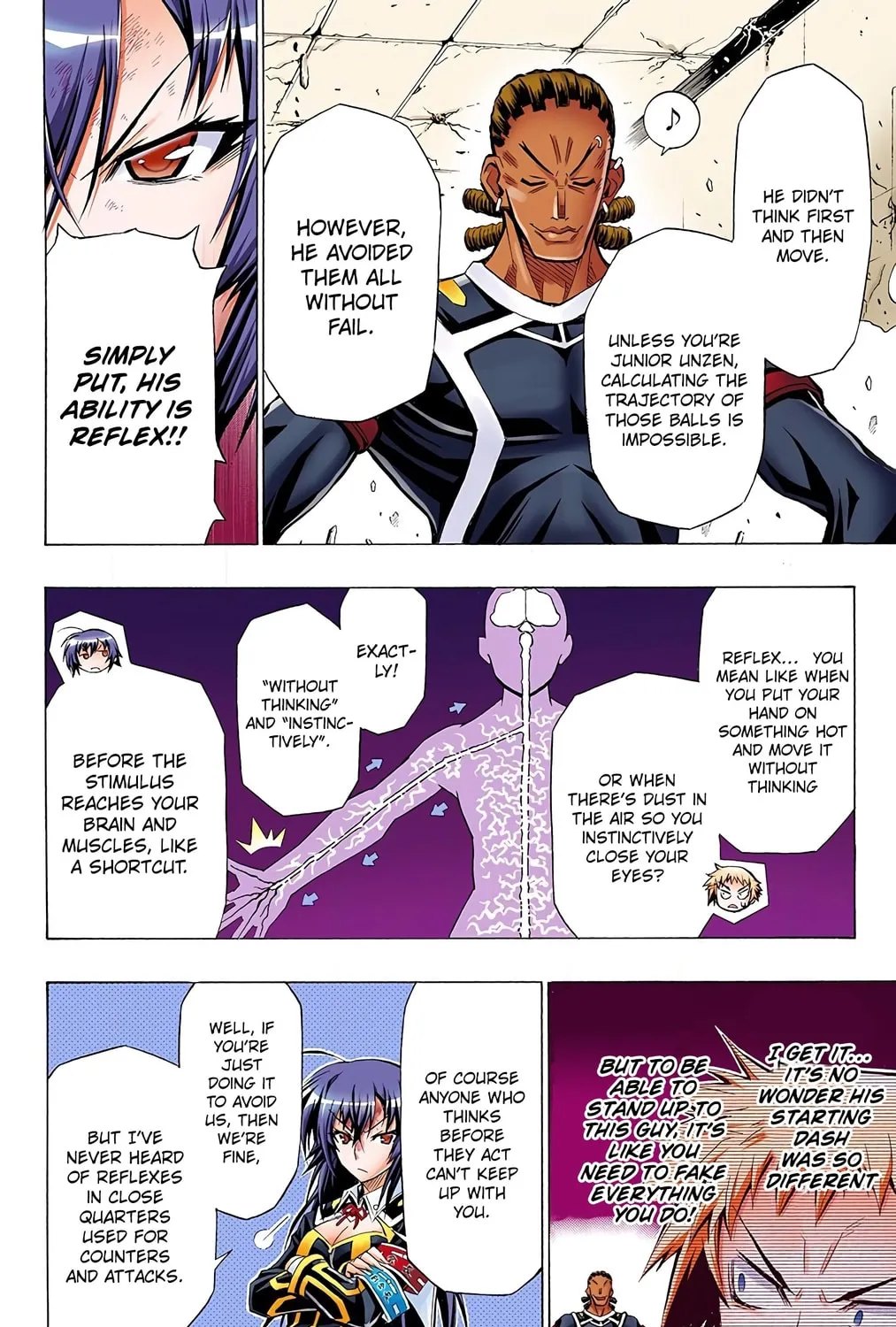 Read Medaka Box (Colored) chapter 30 image 38 on Lezhin