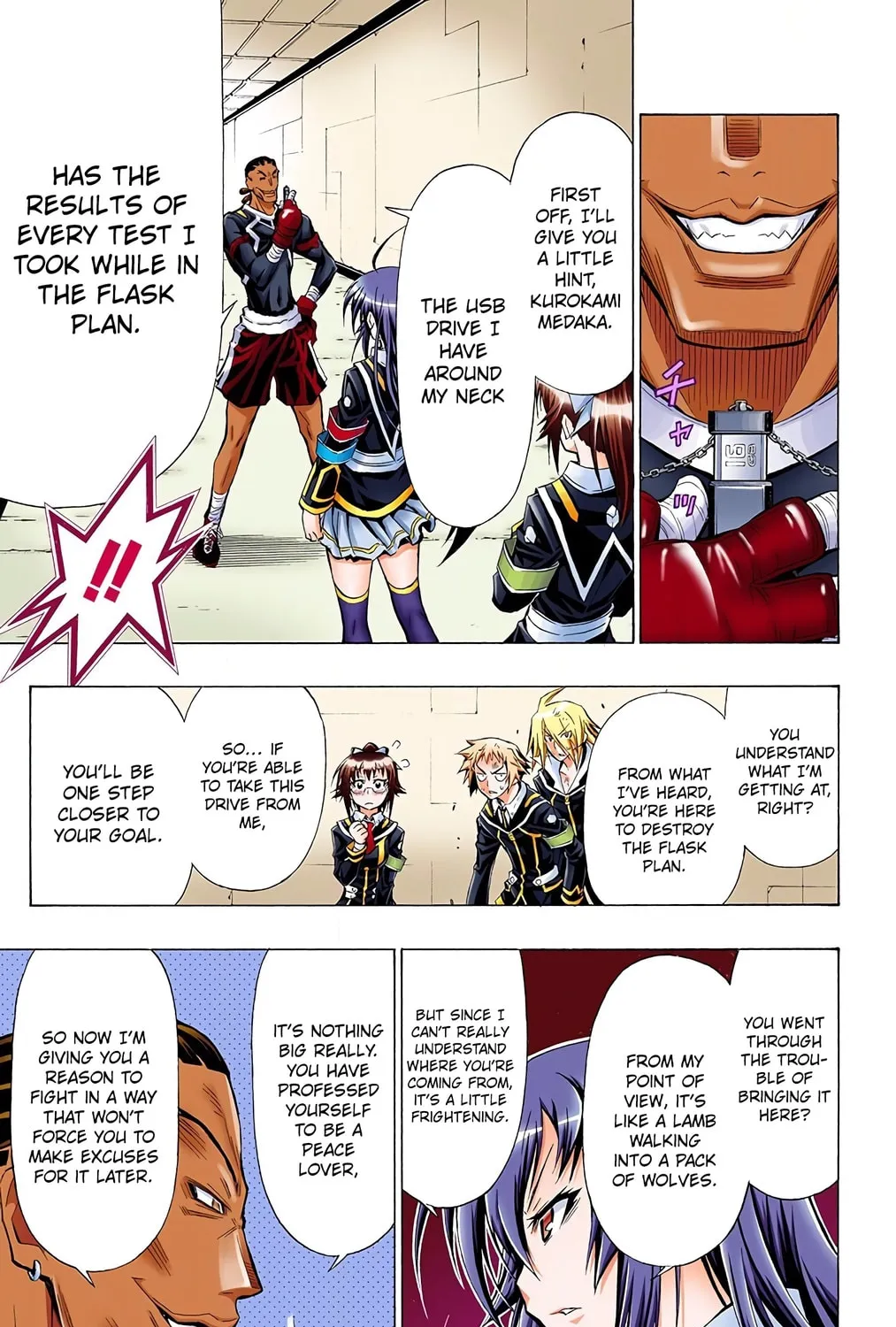 Read Medaka Box (Colored) chapter 30 image 8 on Lezhin