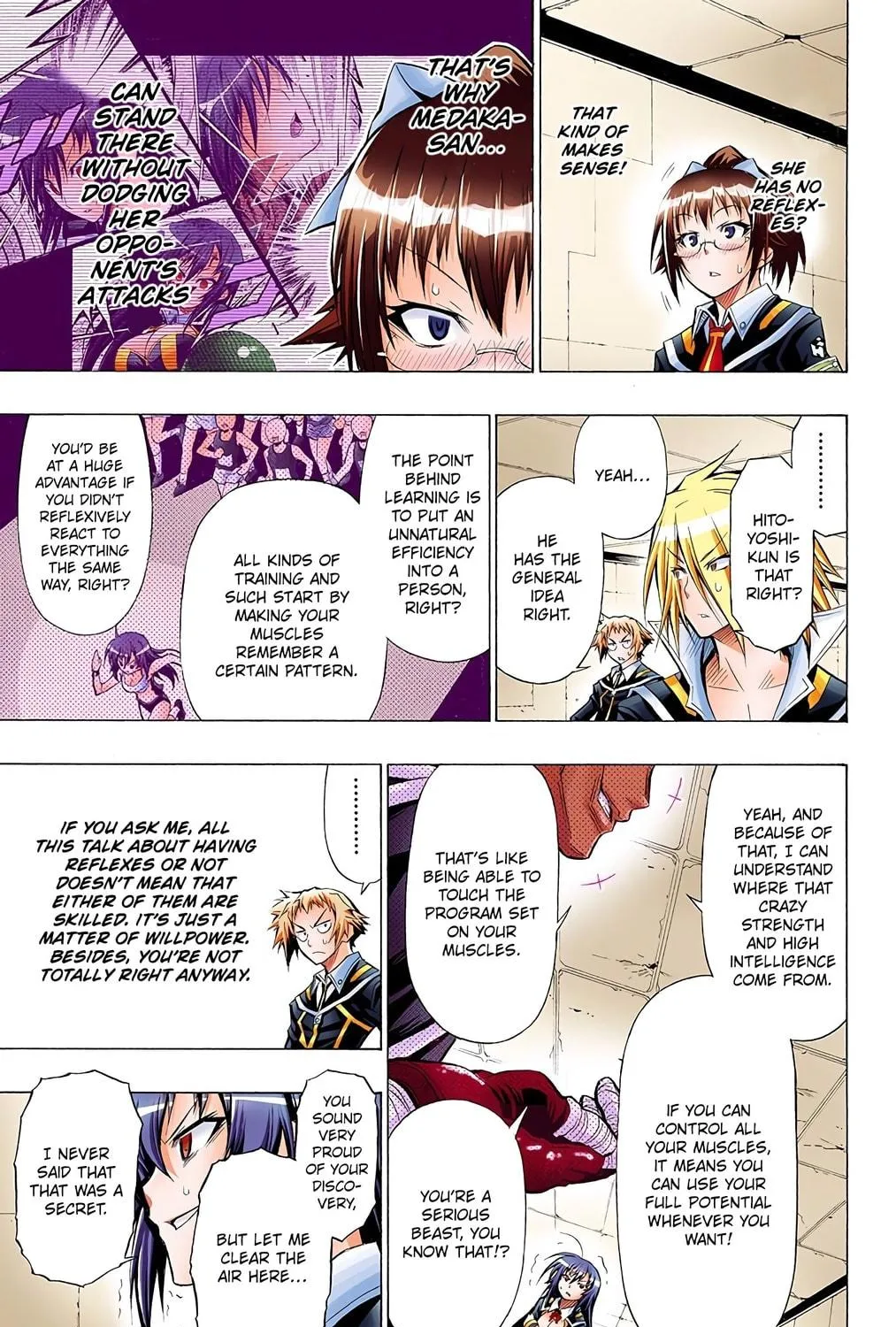 Read Medaka Box (Colored) chapter 31 image 16 on Lezhin