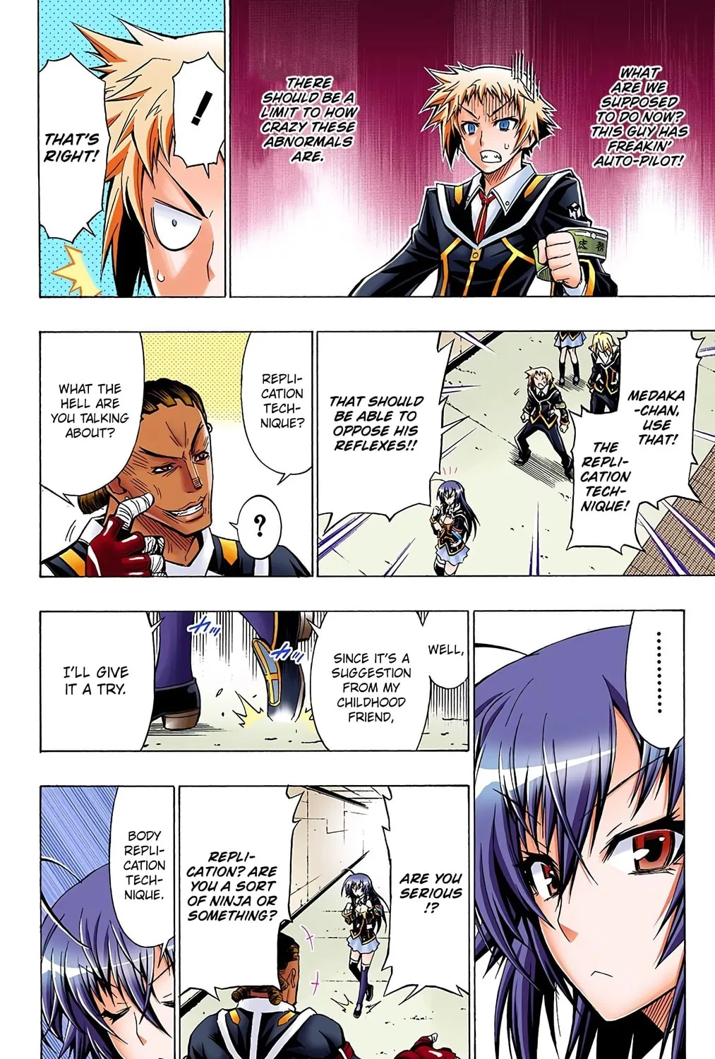 Read Medaka Box (Colored) chapter 31 image 2 on Lezhin