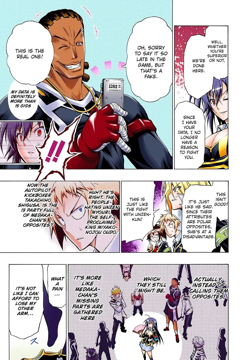 Read Medaka Box (Colored) chapter 31 image 20 on Lezhin