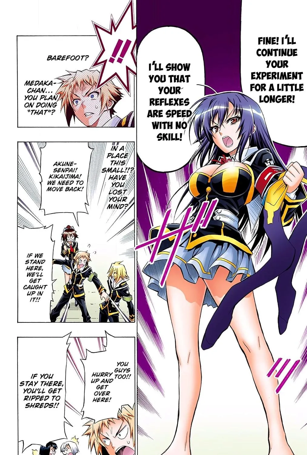 Read Medaka Box (Colored) chapter 31 image 22 on Lezhin