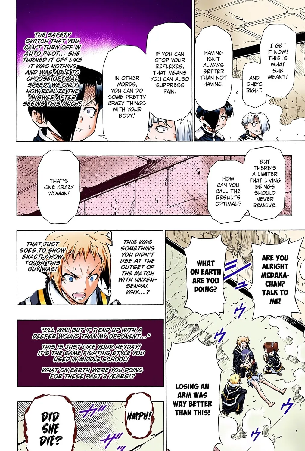 Read Medaka Box (Colored) chapter 31 image 32 on Lezhin