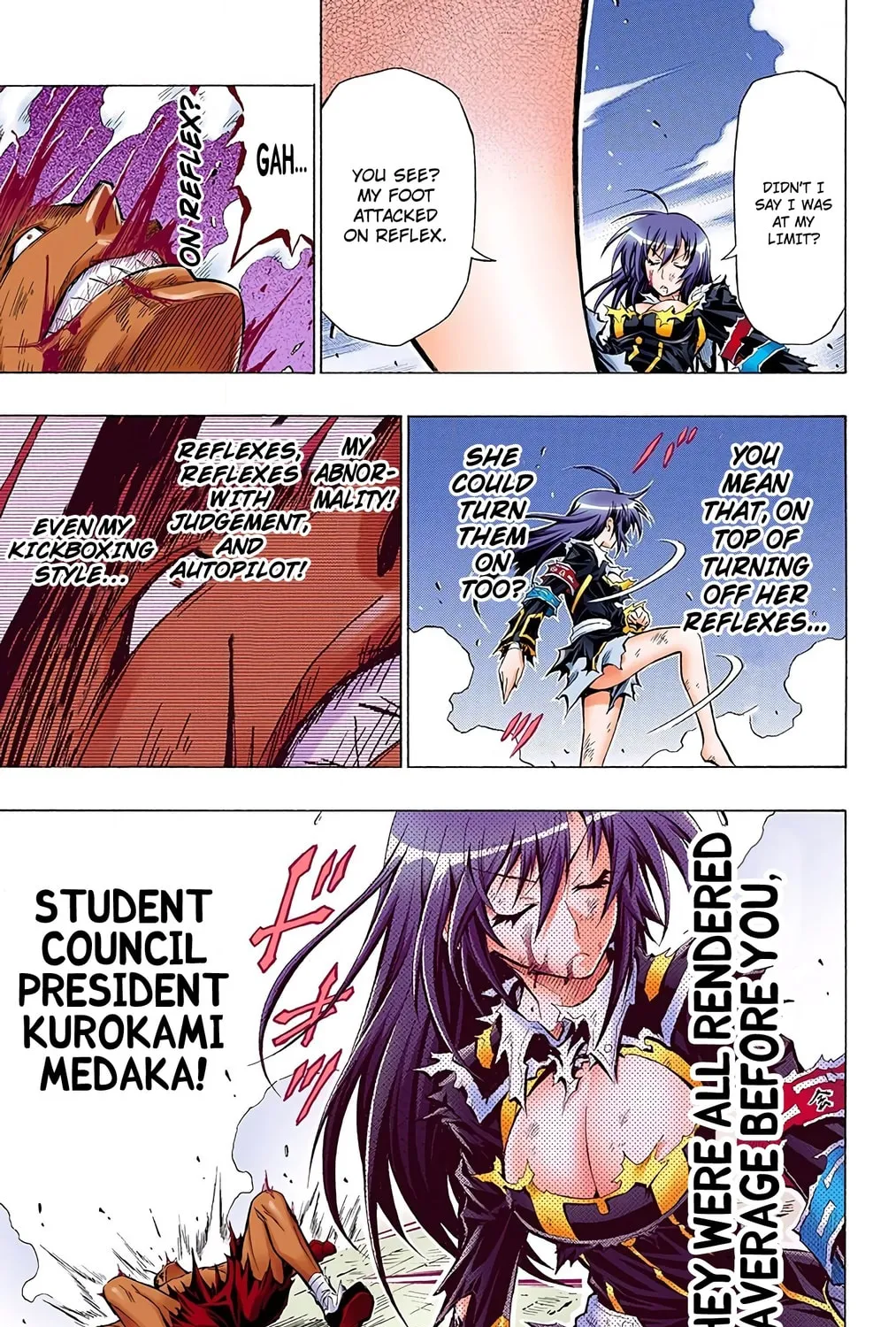 Read Medaka Box (Colored) chapter 32 image 26 on Lezhin