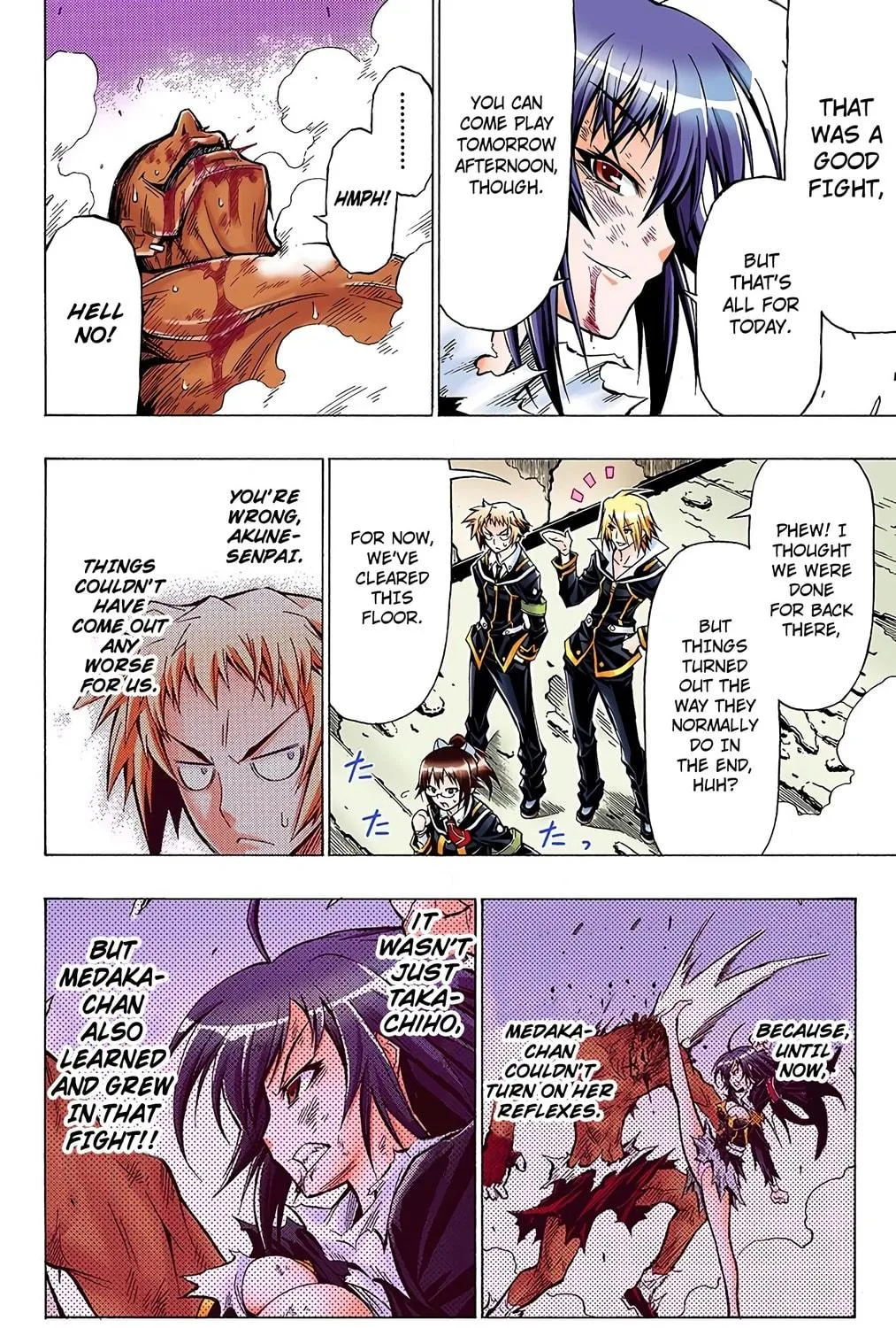 Read Medaka Box (Colored) chapter 32 image 28 on Lezhin