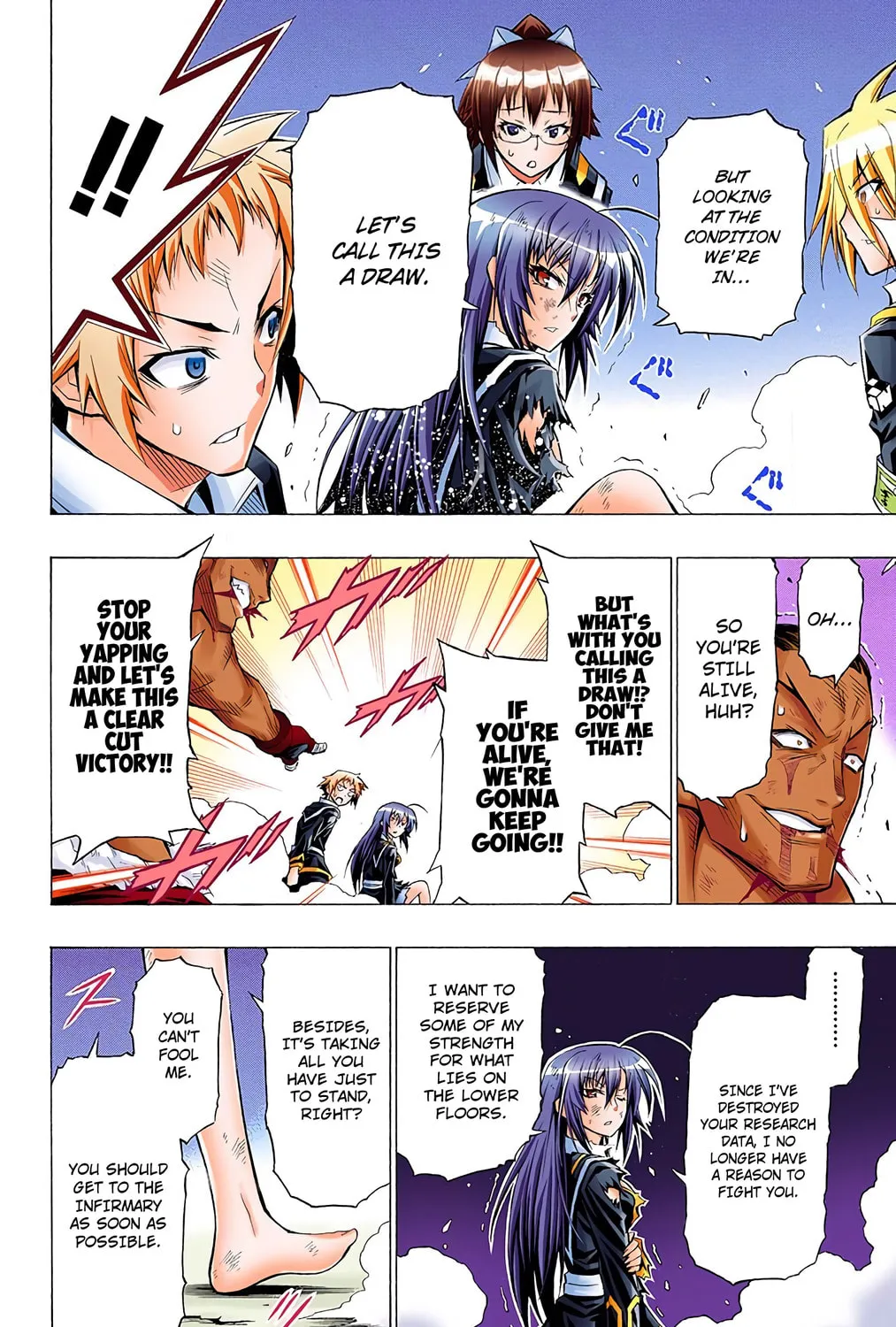 Read Medaka Box (Colored) chapter 32 image 6 on Lezhin