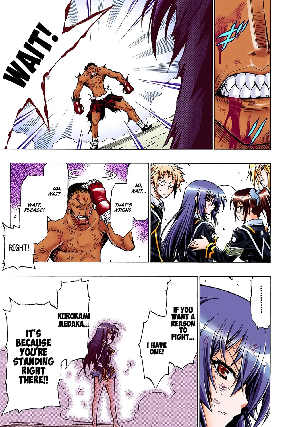 Read Medaka Box (Colored) chapter 32 image 8 on Lezhin