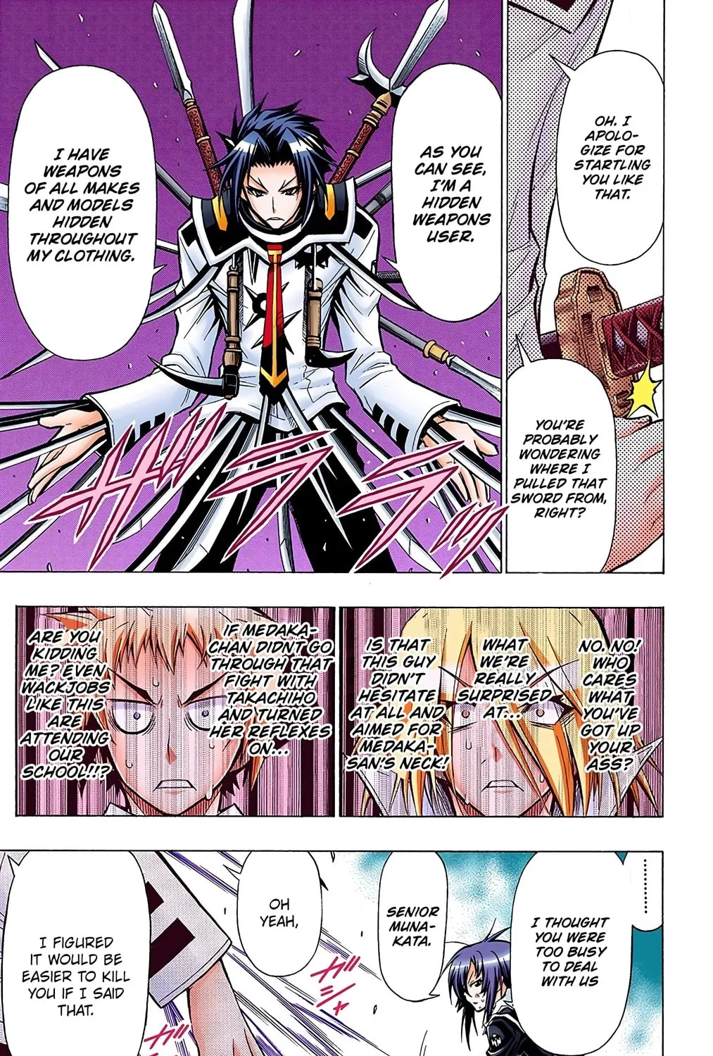 Read Medaka Box (Colored) chapter 33 image 14 on Lezhin