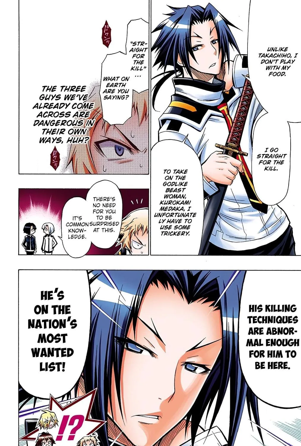 Read Medaka Box (Colored) chapter 33 image 16 on Lezhin