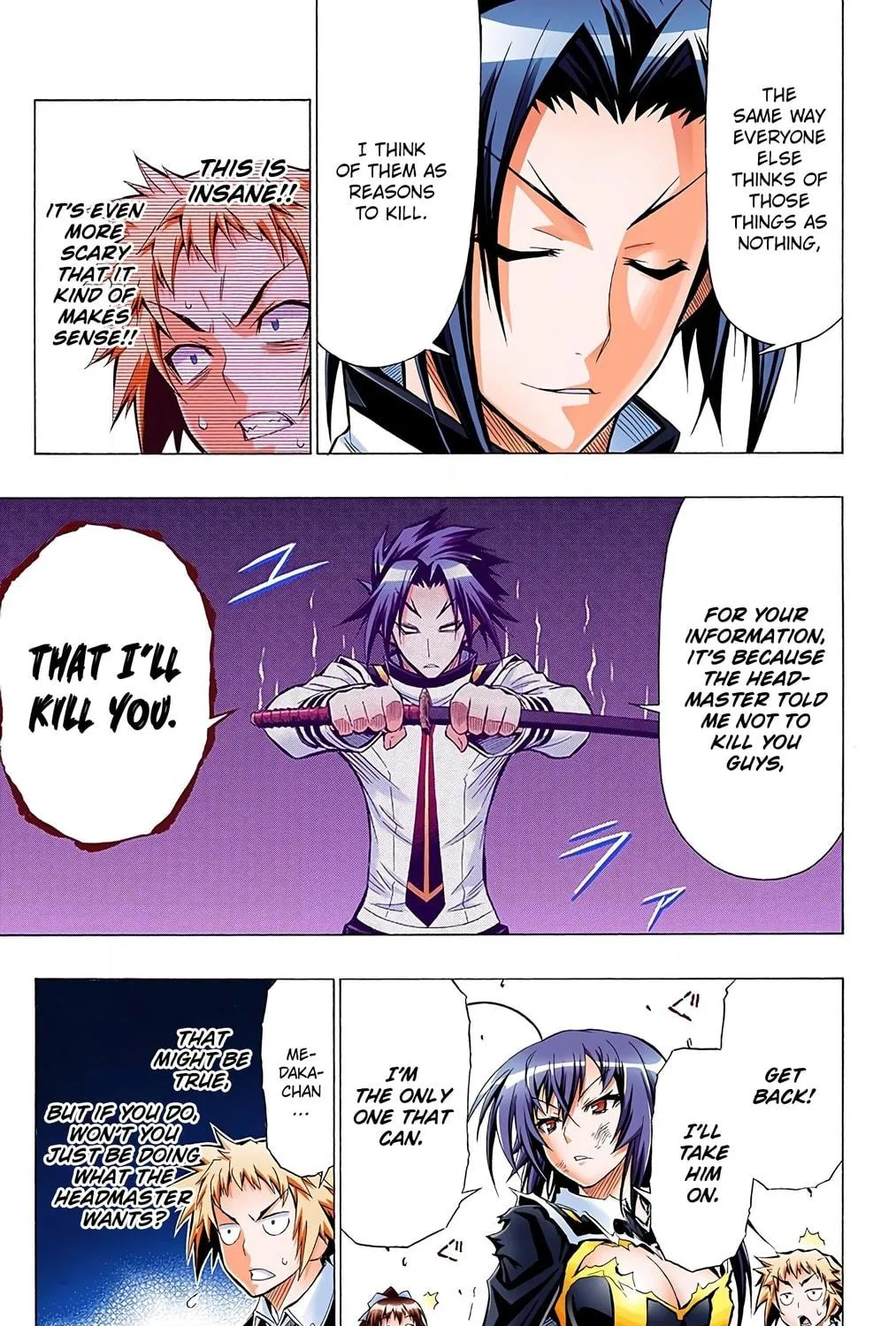 Read Medaka Box (Colored) chapter 33 image 22 on Lezhin
