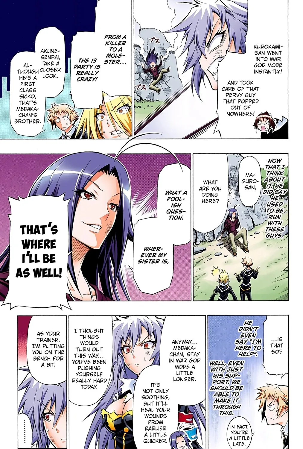 Read Medaka Box (Colored) chapter 33 image 26 on Lezhin