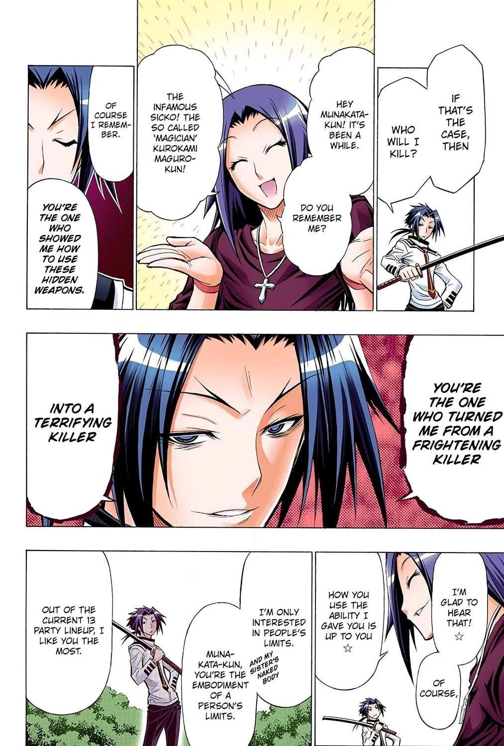 Read Medaka Box (Colored) chapter 33 image 28 on Lezhin