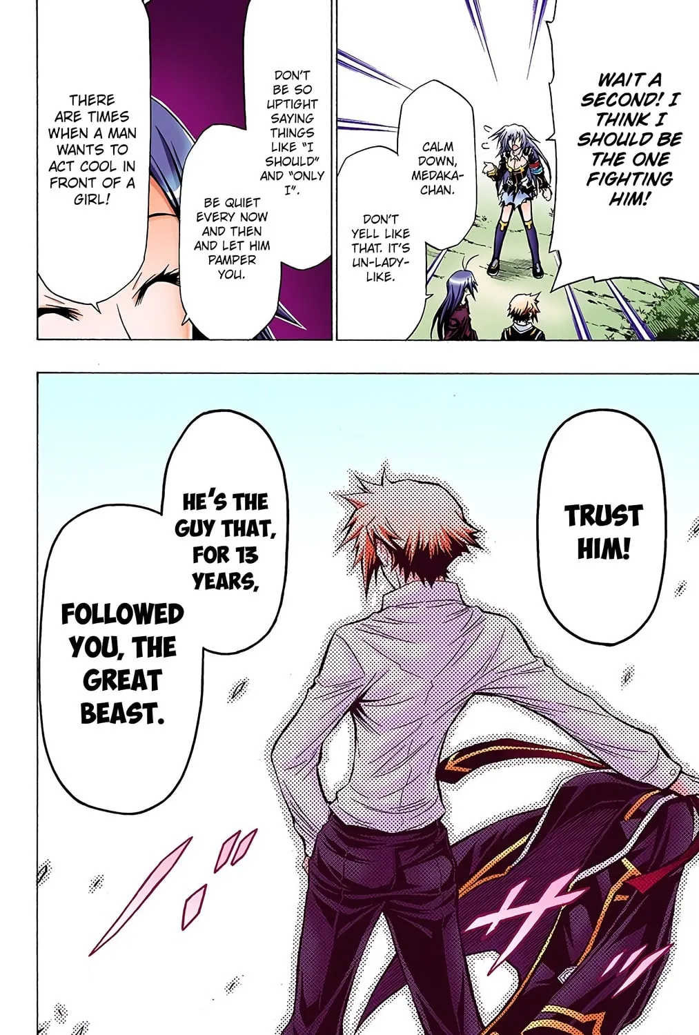 Read Medaka Box (Colored) chapter 33 image 32 on Lezhin