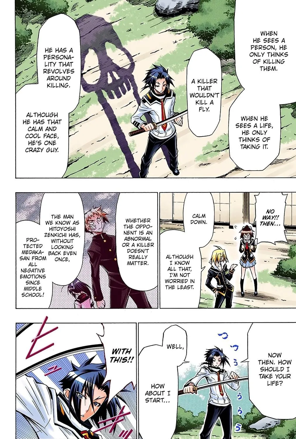 Read Medaka Box (Colored) chapter 34 image 10 on Lezhin