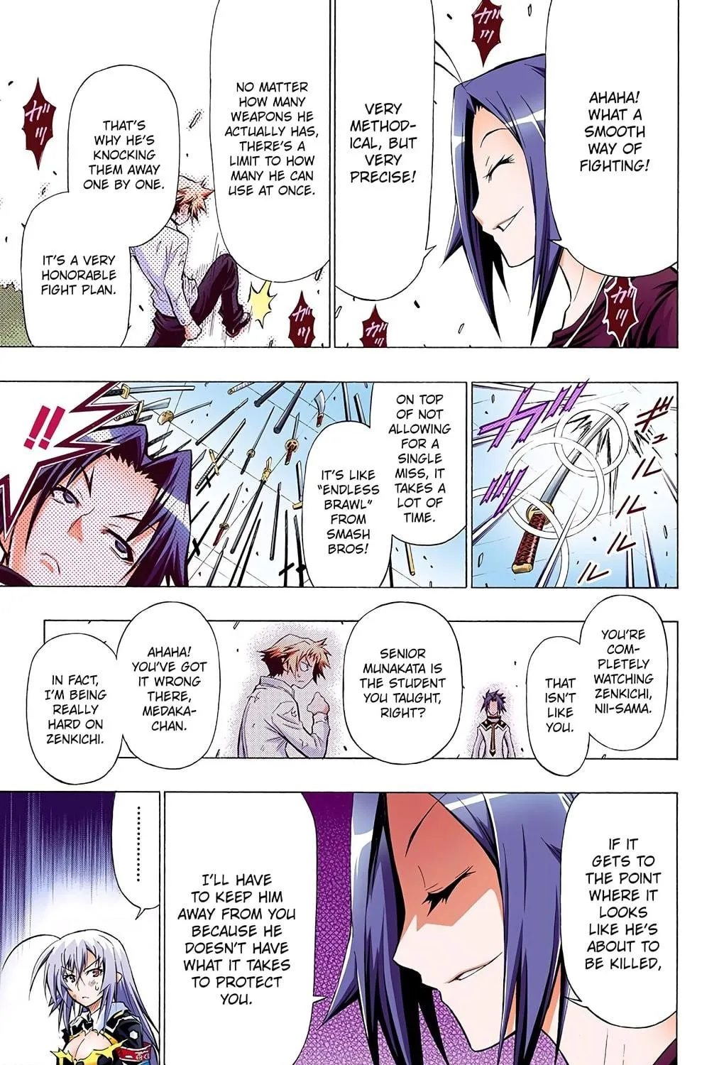 Read Medaka Box (Colored) chapter 34 image 16 on Lezhin