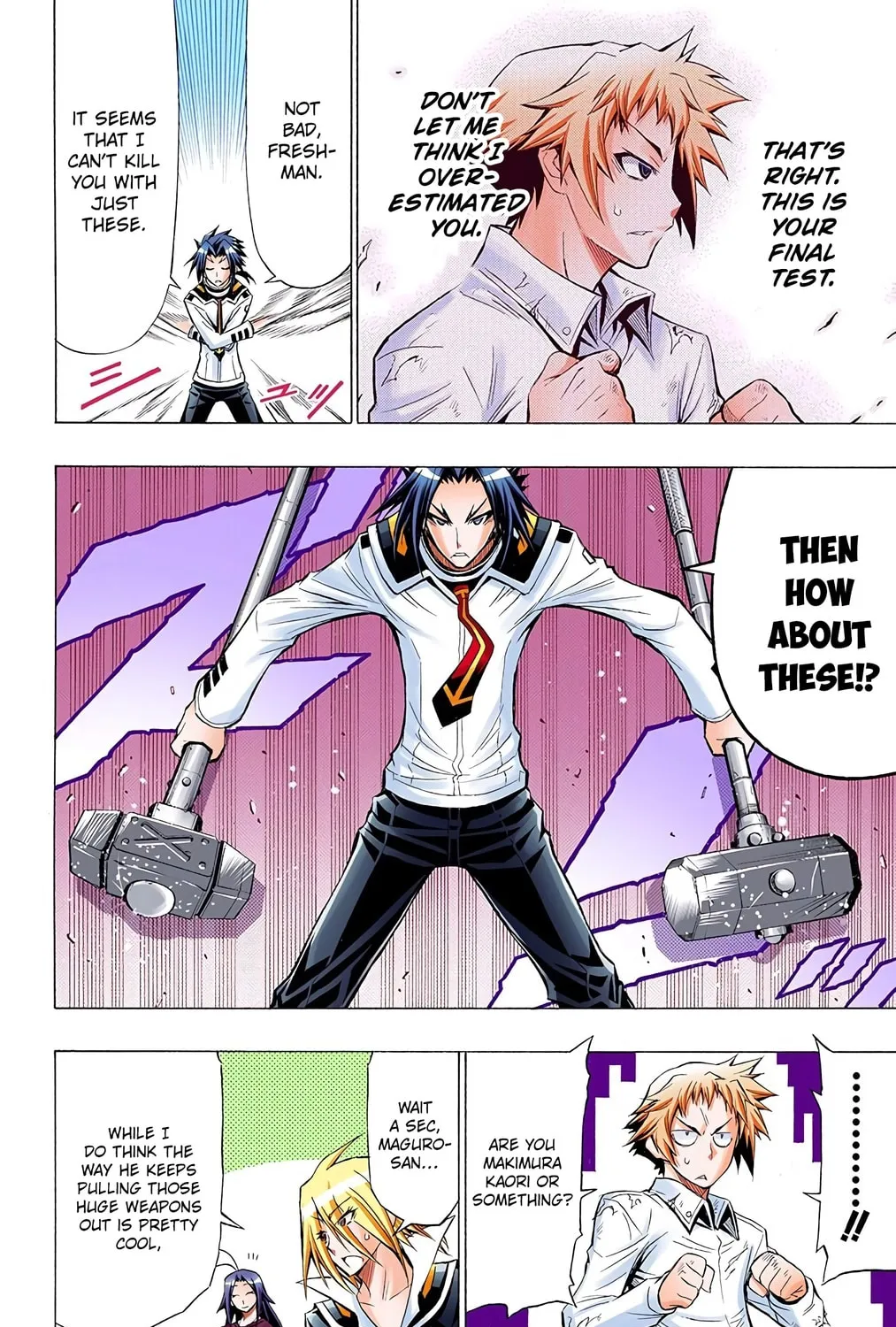 Read Medaka Box (Colored) chapter 34 image 18 on Lezhin
