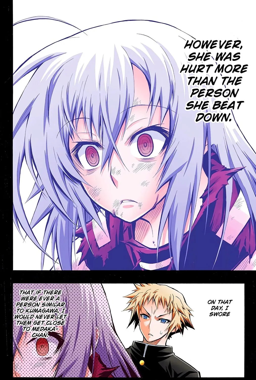 Read Medaka Box (Colored) chapter 34 image 2 on Lezhin