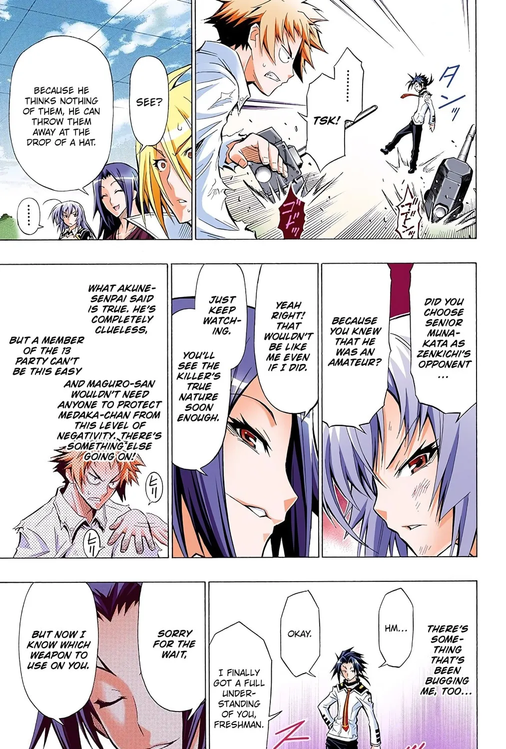 Read Medaka Box (Colored) chapter 34 image 24 on Lezhin