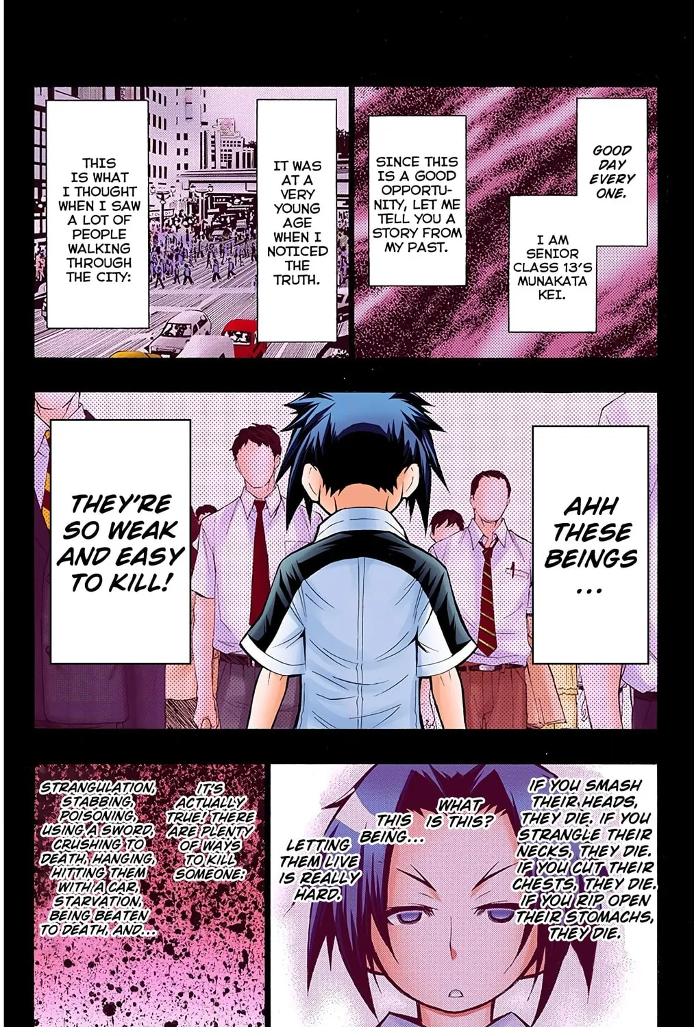 Read Medaka Box (Colored) chapter 35 image 2 on Lezhin